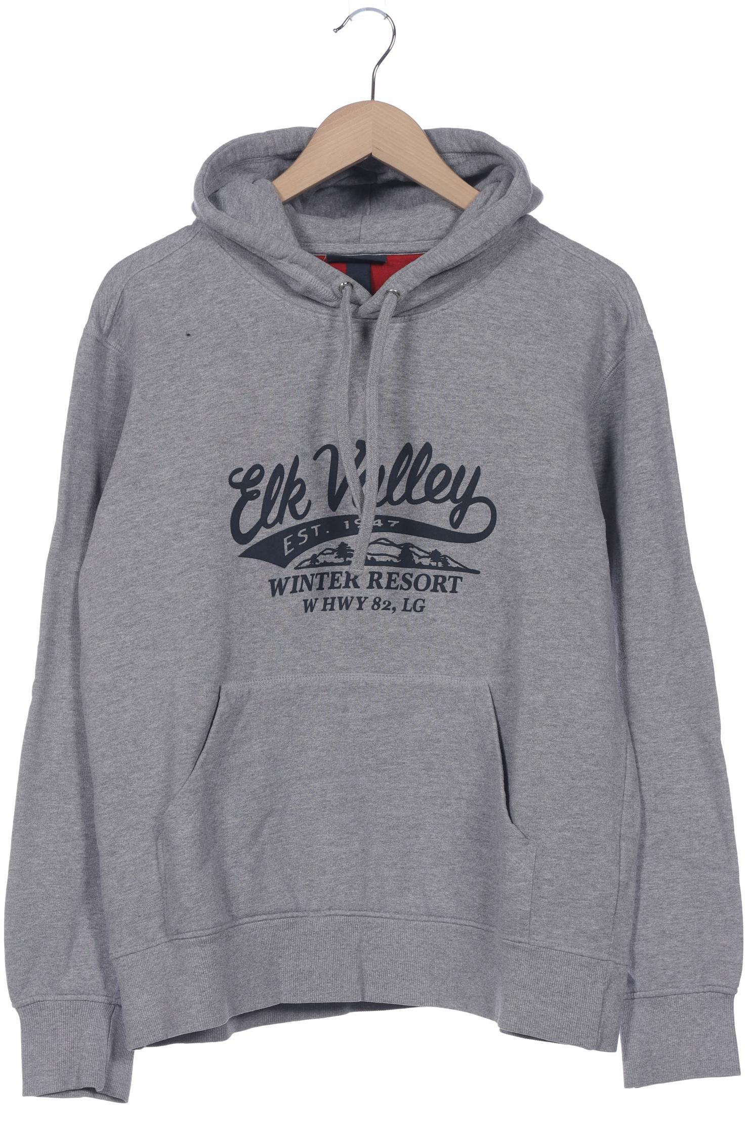 

H&M Herren Kapuzenpullover, grau, Gr. 52