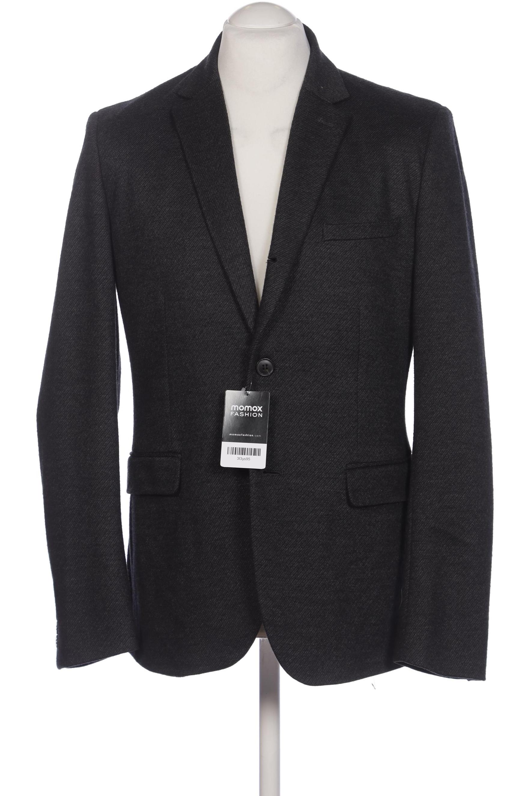 

H&M Herren Sakko, schwarz, Gr. 50