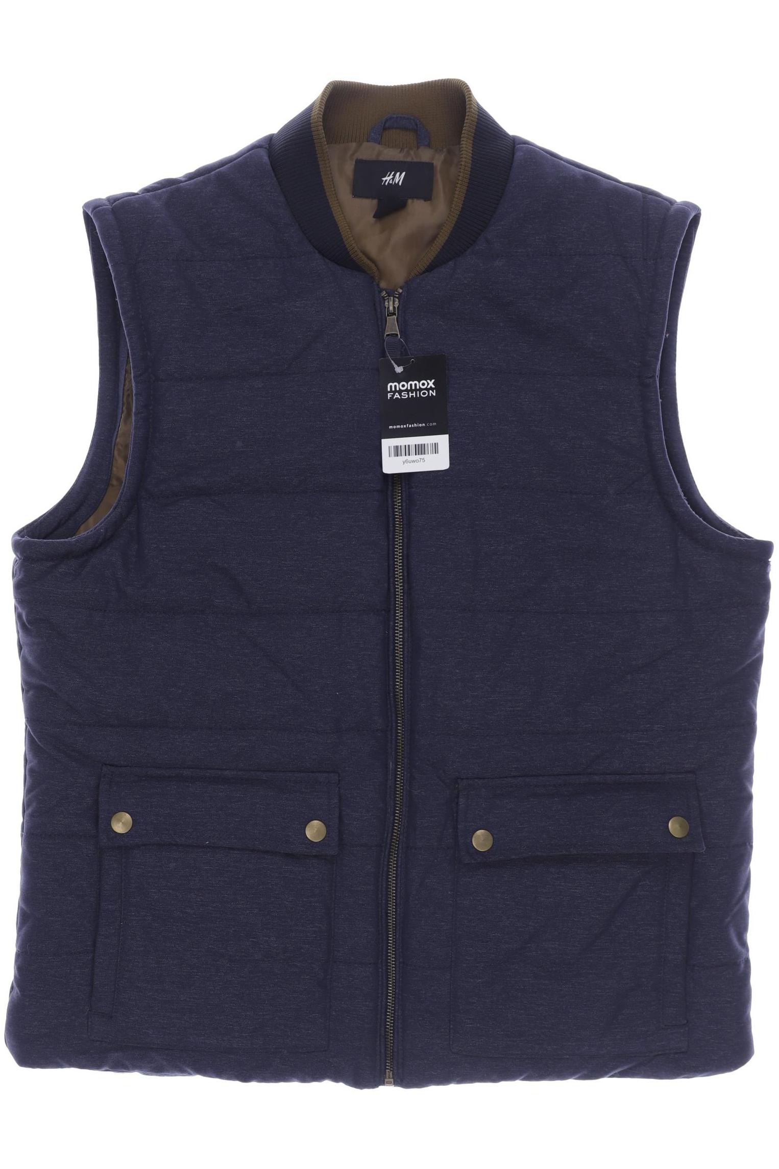 

H&M Herren Weste, marineblau, Gr. 54