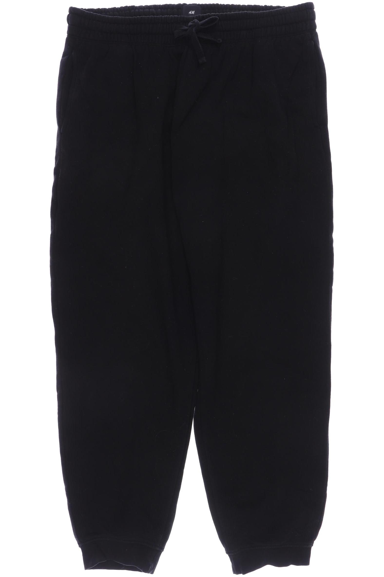 

H&M Herren Stoffhose, schwarz