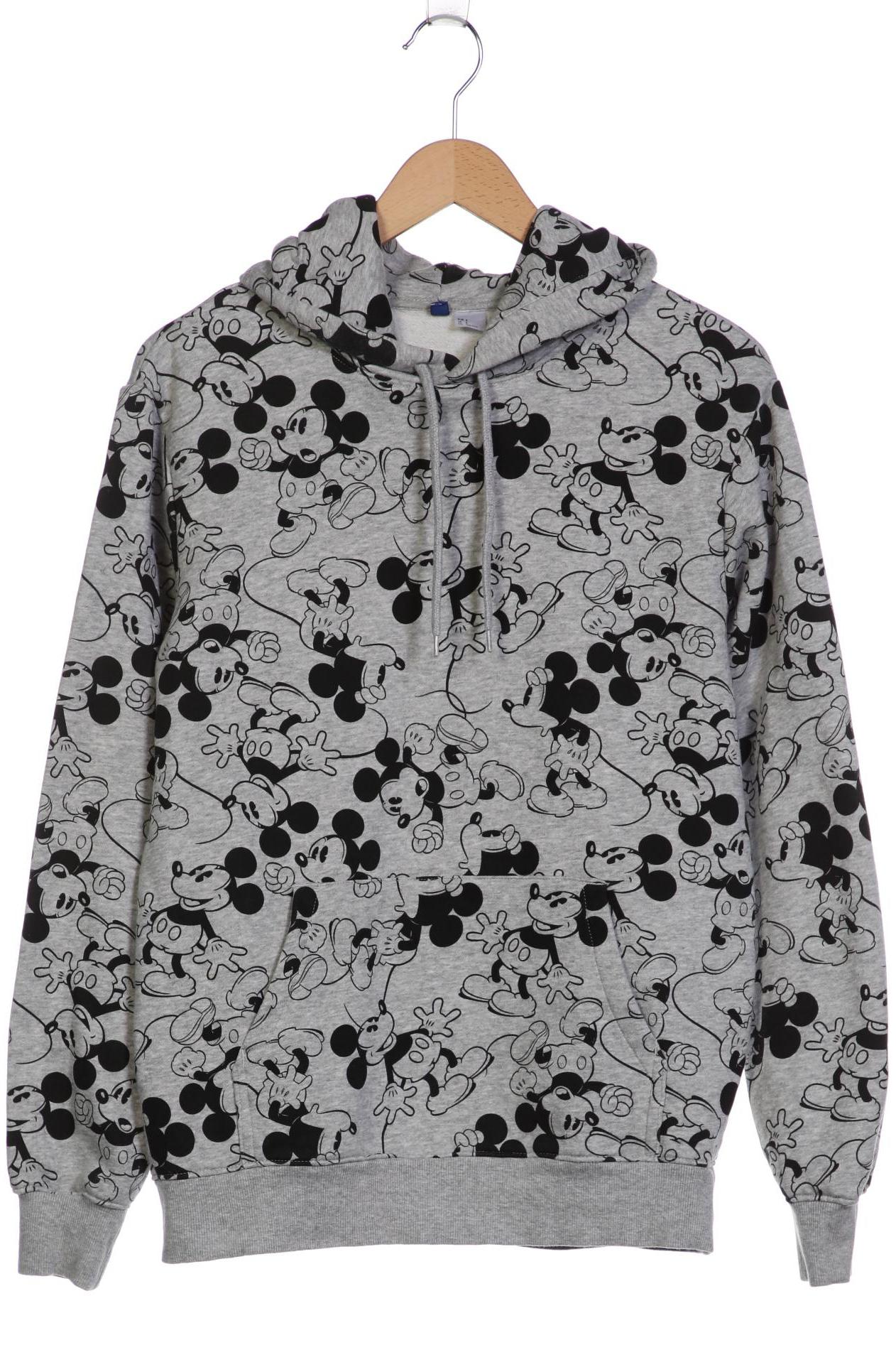 

H&M Herren Kapuzenpullover, grau, Gr. 46