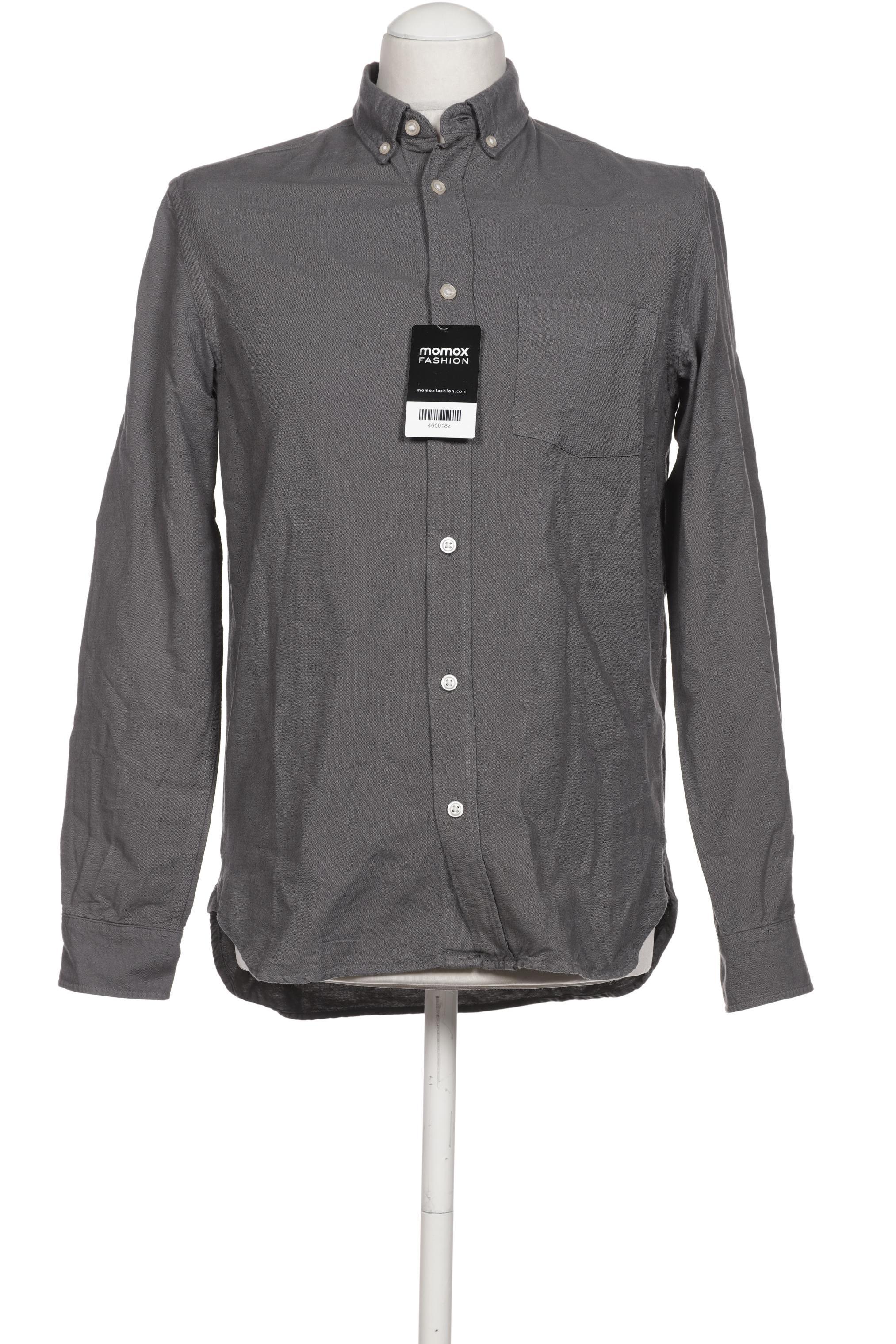

H&M Herren Hemd, grau, Gr. 46