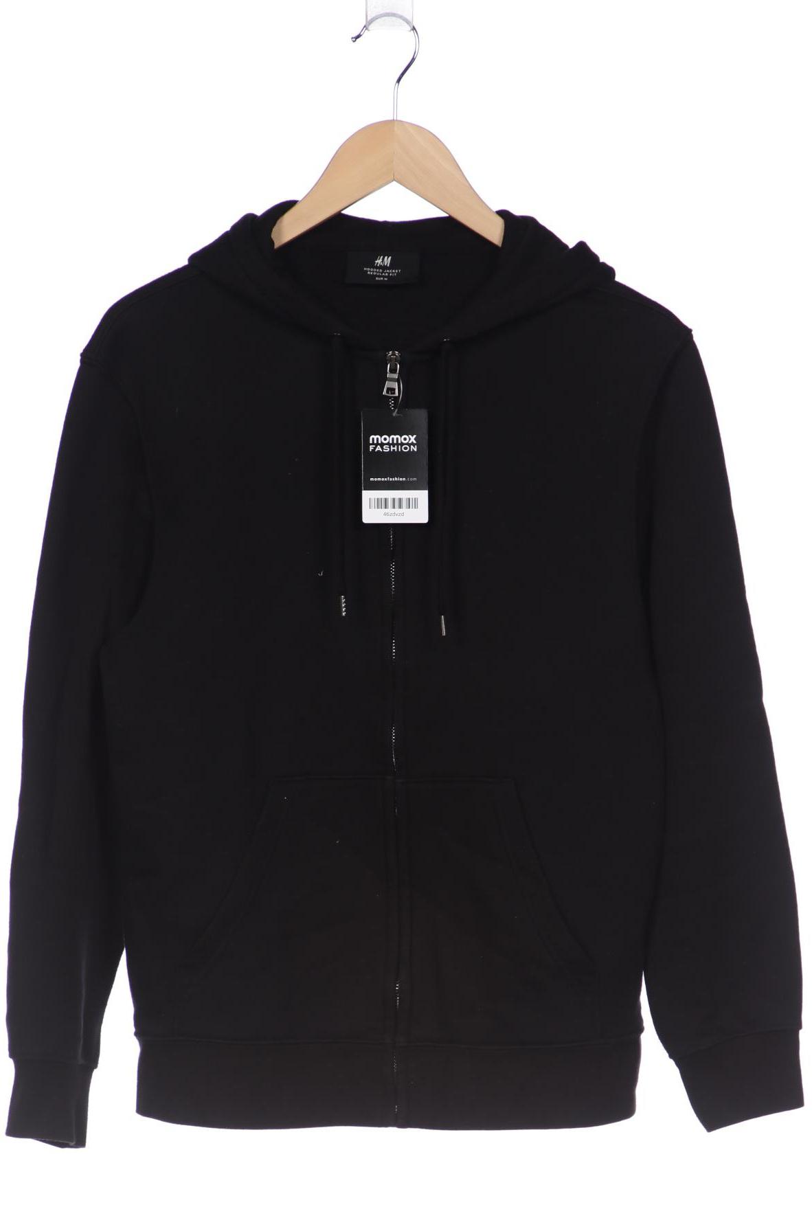 

H&M Herren Kapuzenpullover, schwarz