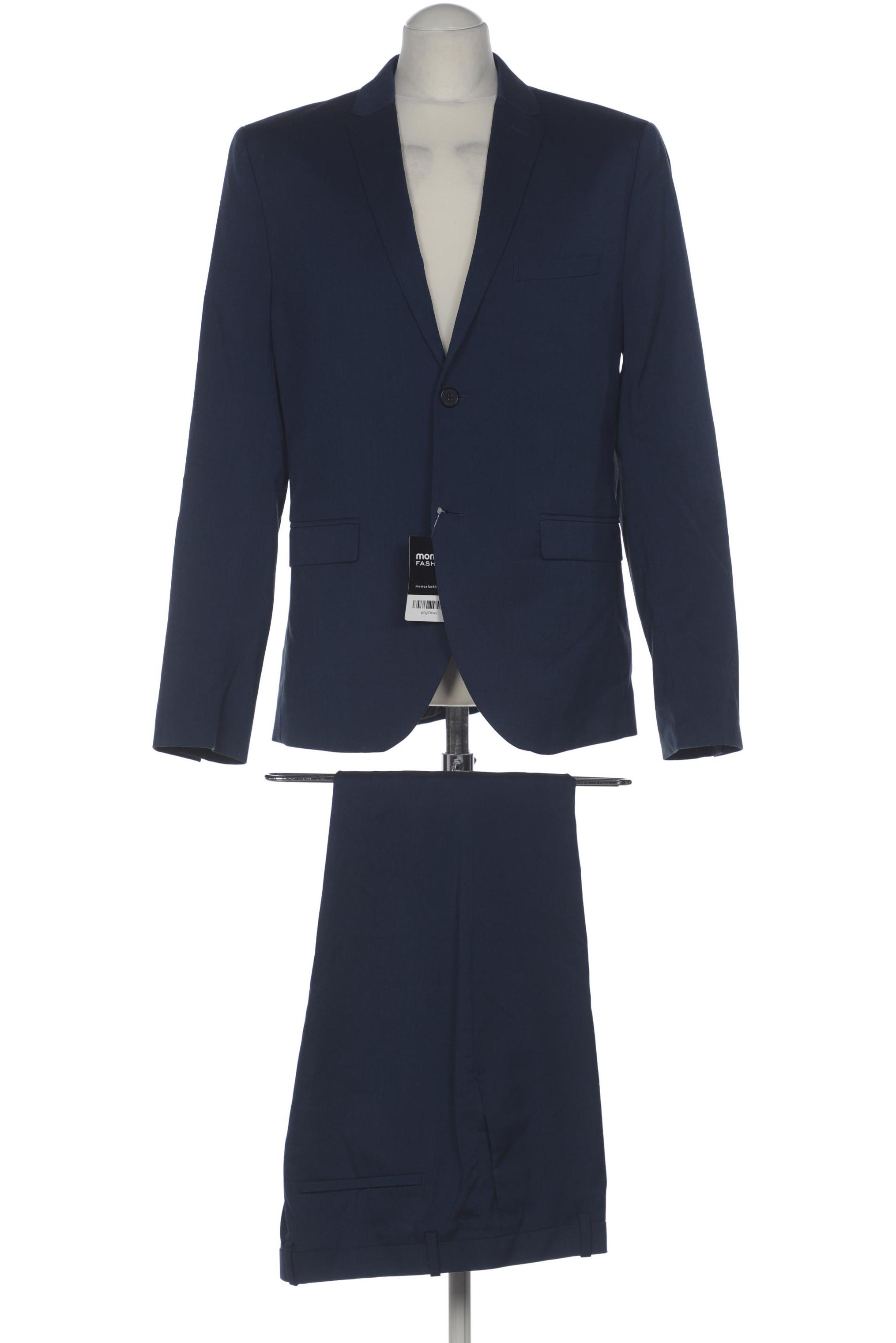 

H&M Herren Anzug, marineblau, Gr. 52