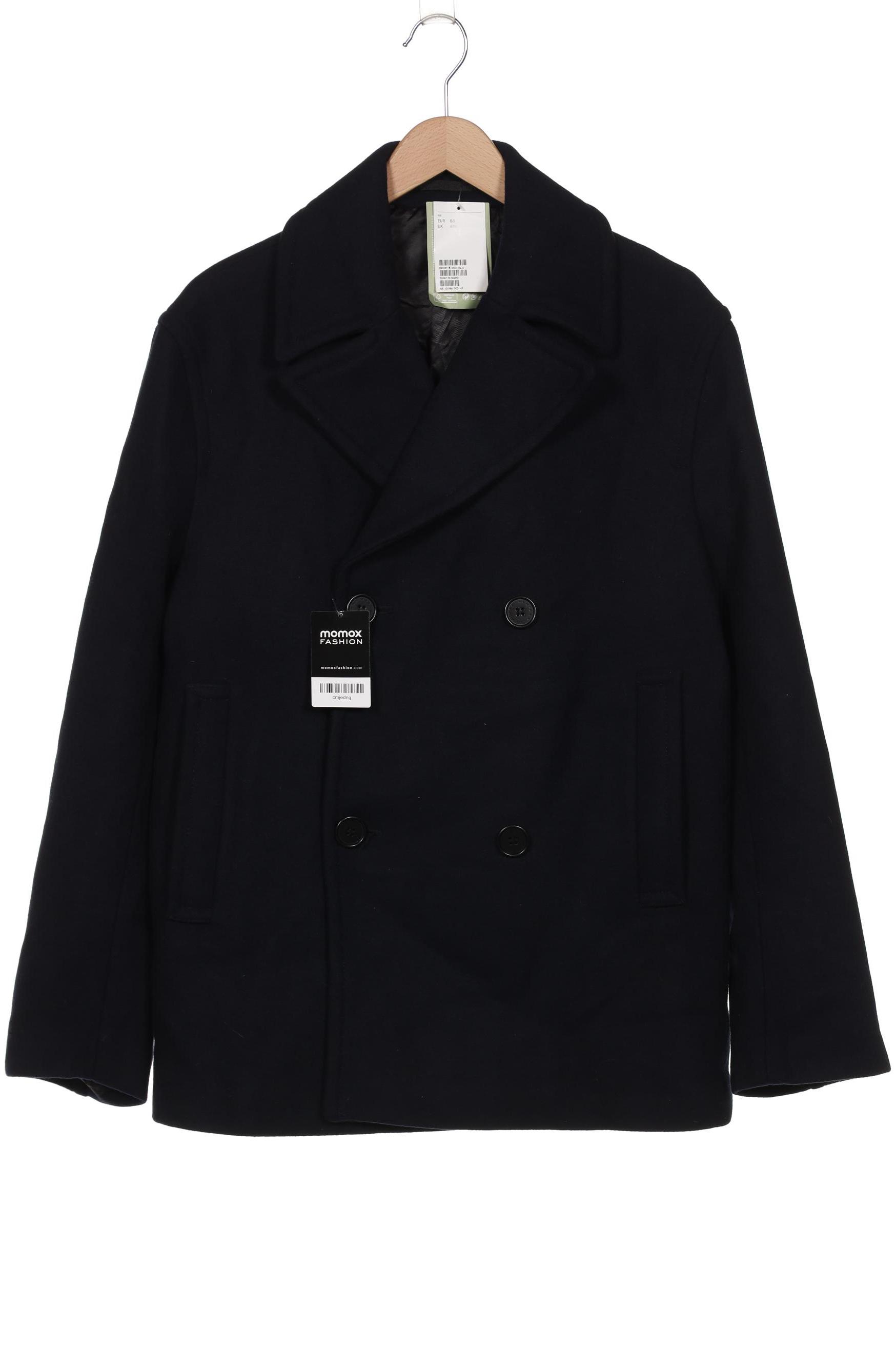 

H&M Herren Mantel, marineblau, Gr. 50