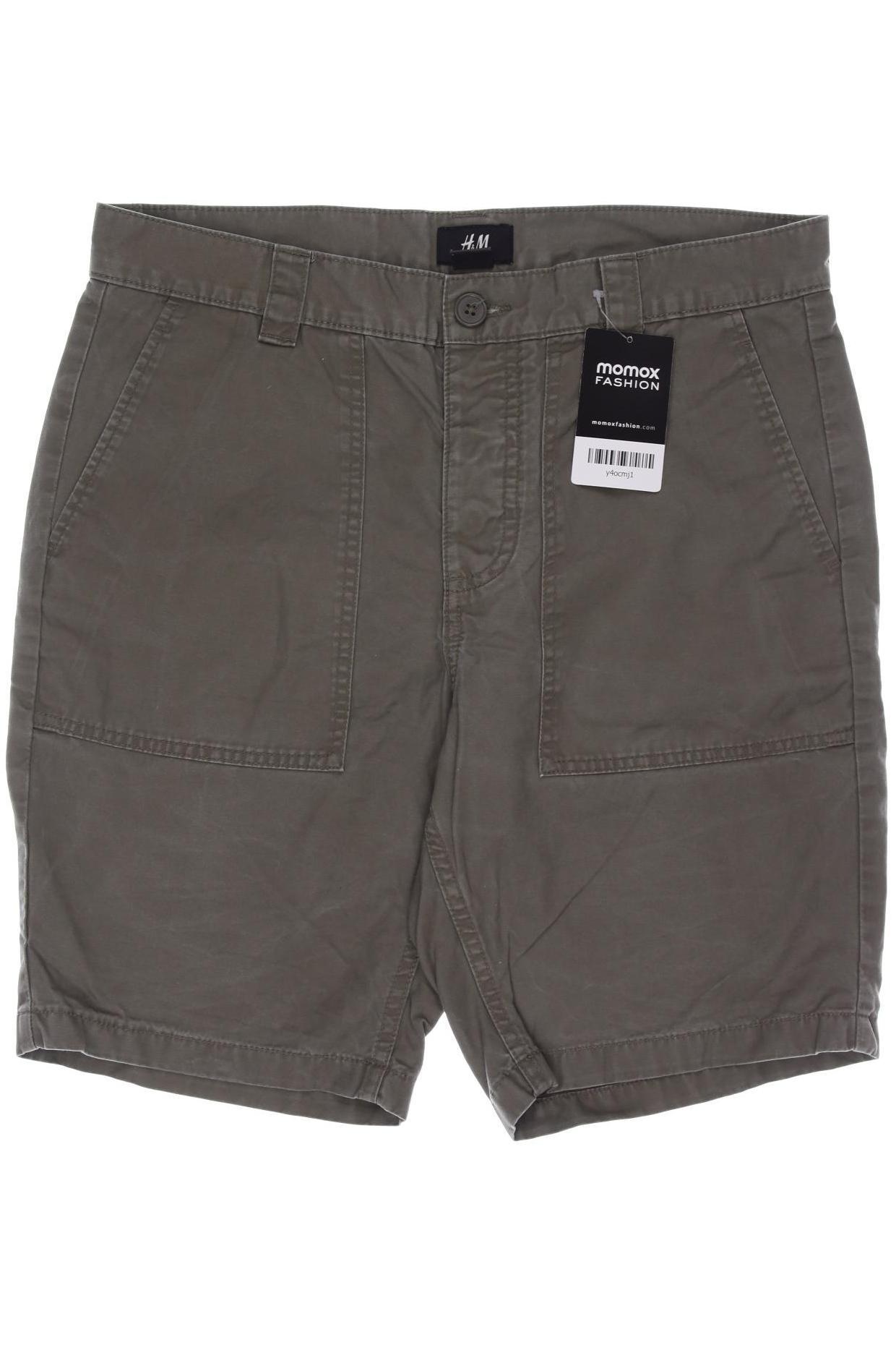 

H&M Herren Shorts, grün, Gr. 46