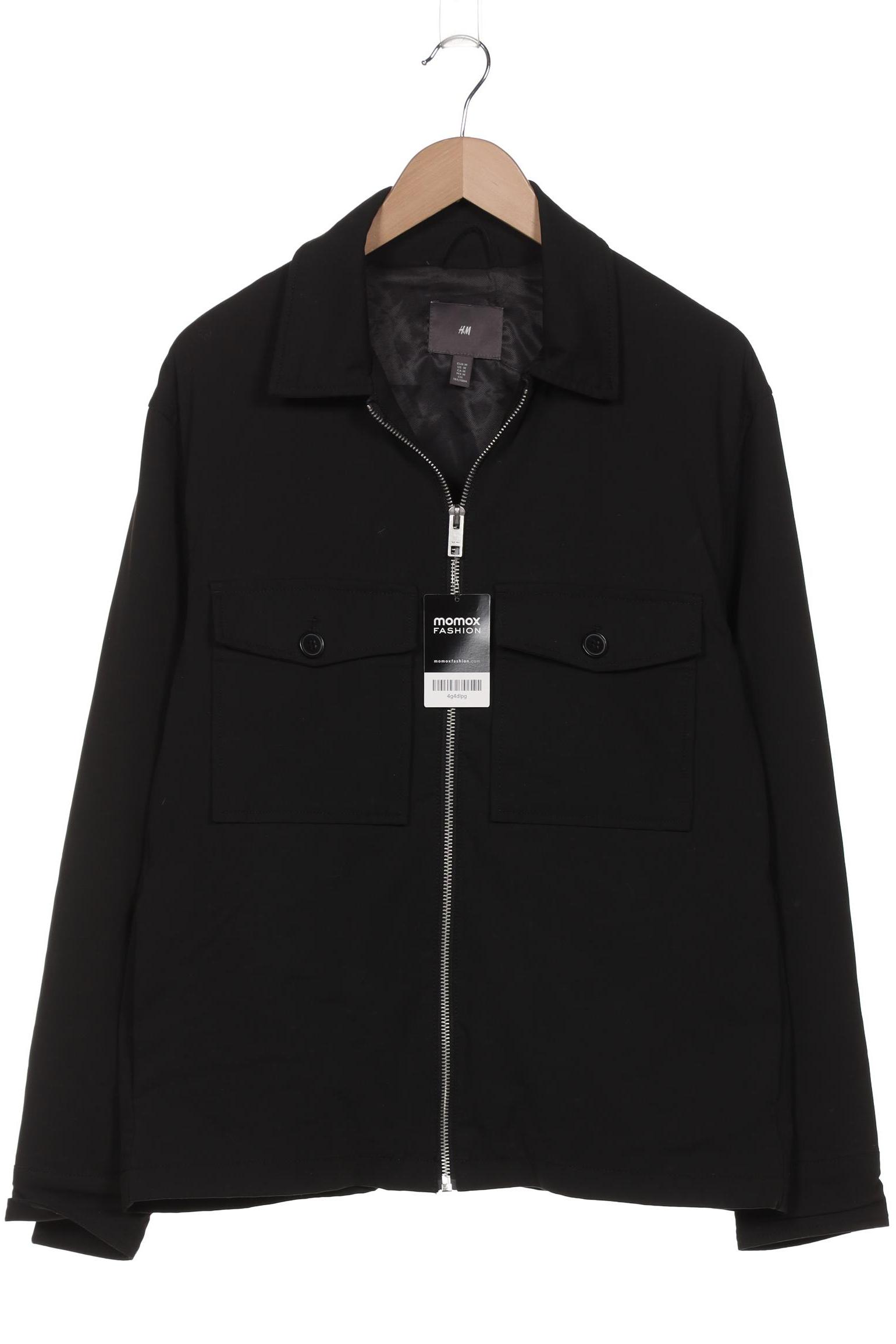 

H&M Herren Jacke, schwarz, Gr. 48
