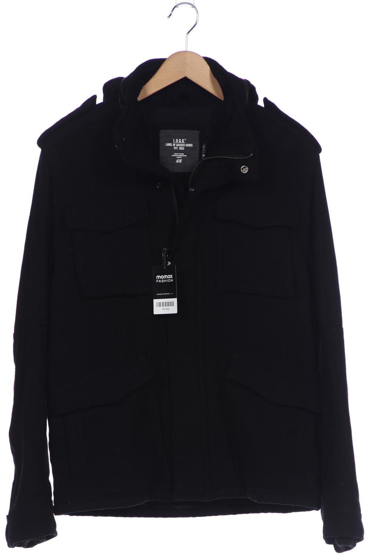

H&M Herren Jacke, schwarz, Gr. 52