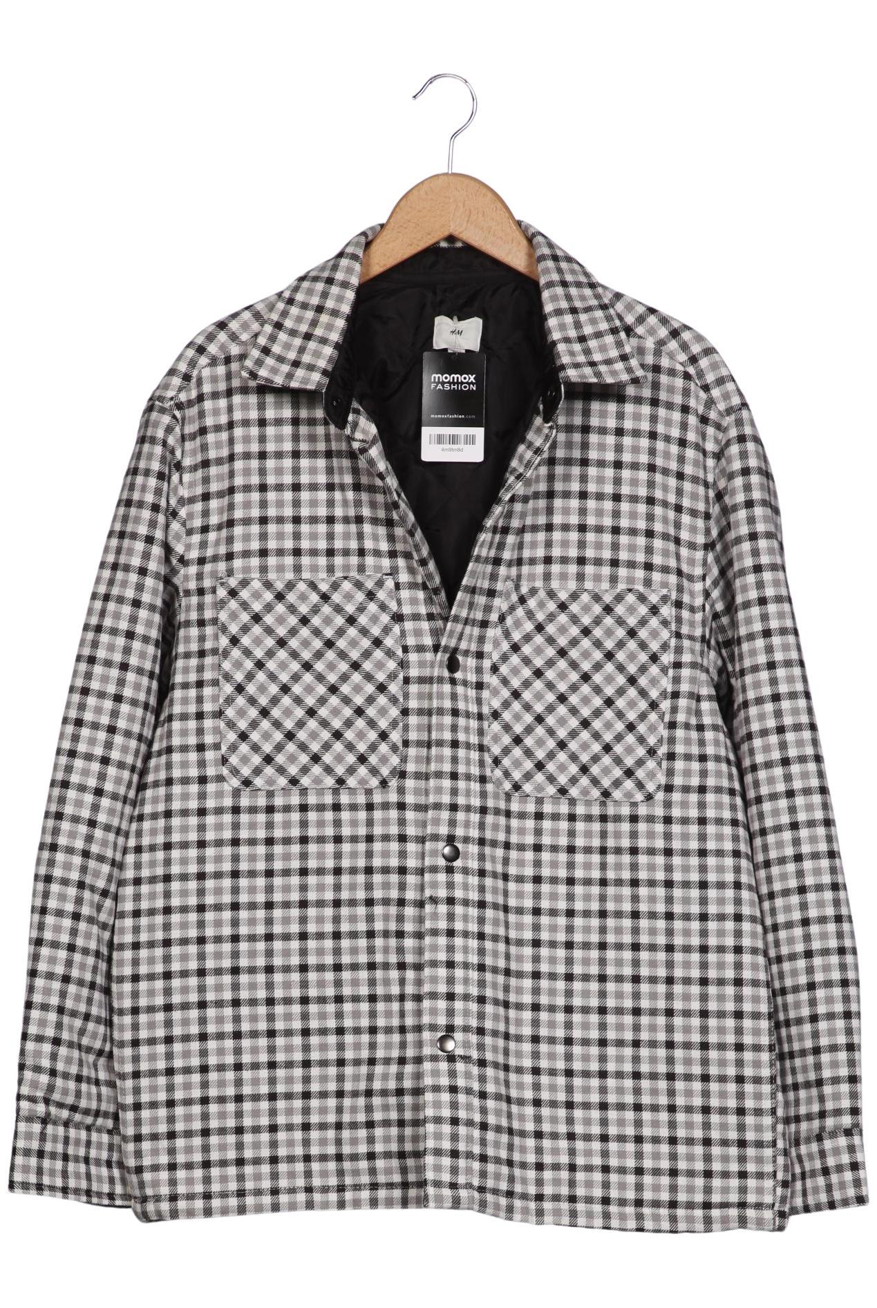 

H&M Herren Jacke, grau, Gr. 48