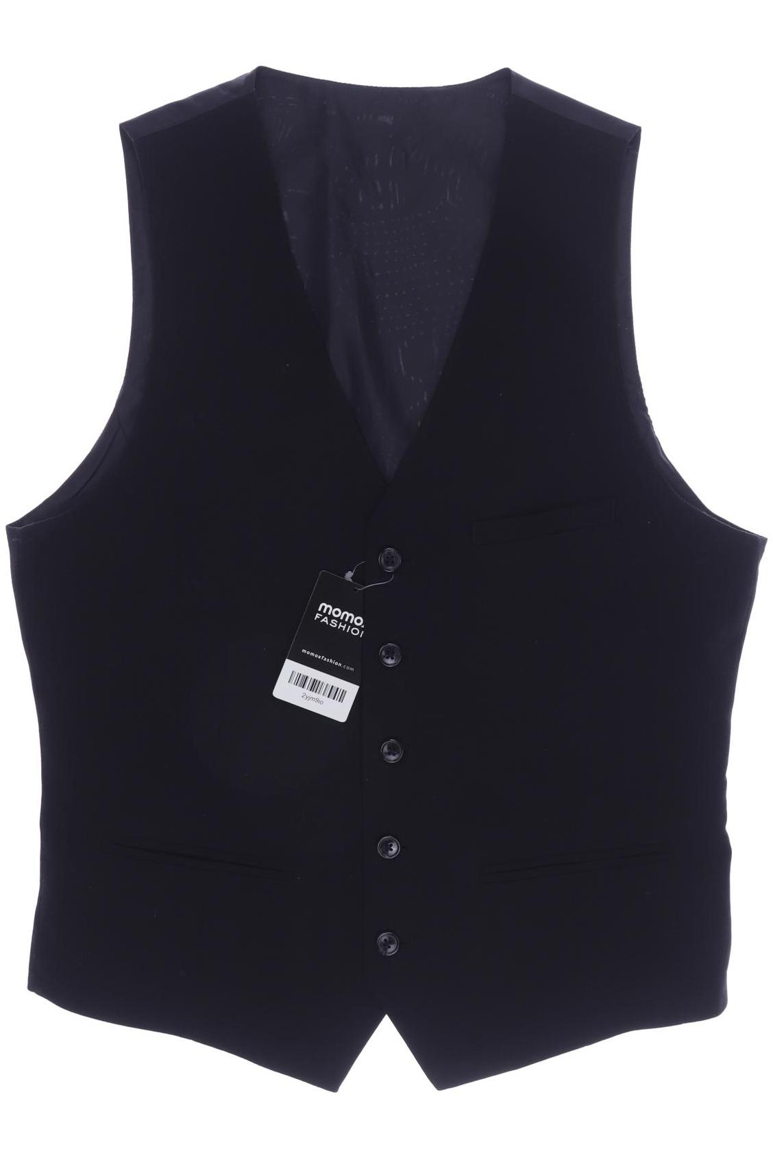 

H&M Herren Weste, schwarz, Gr. 48