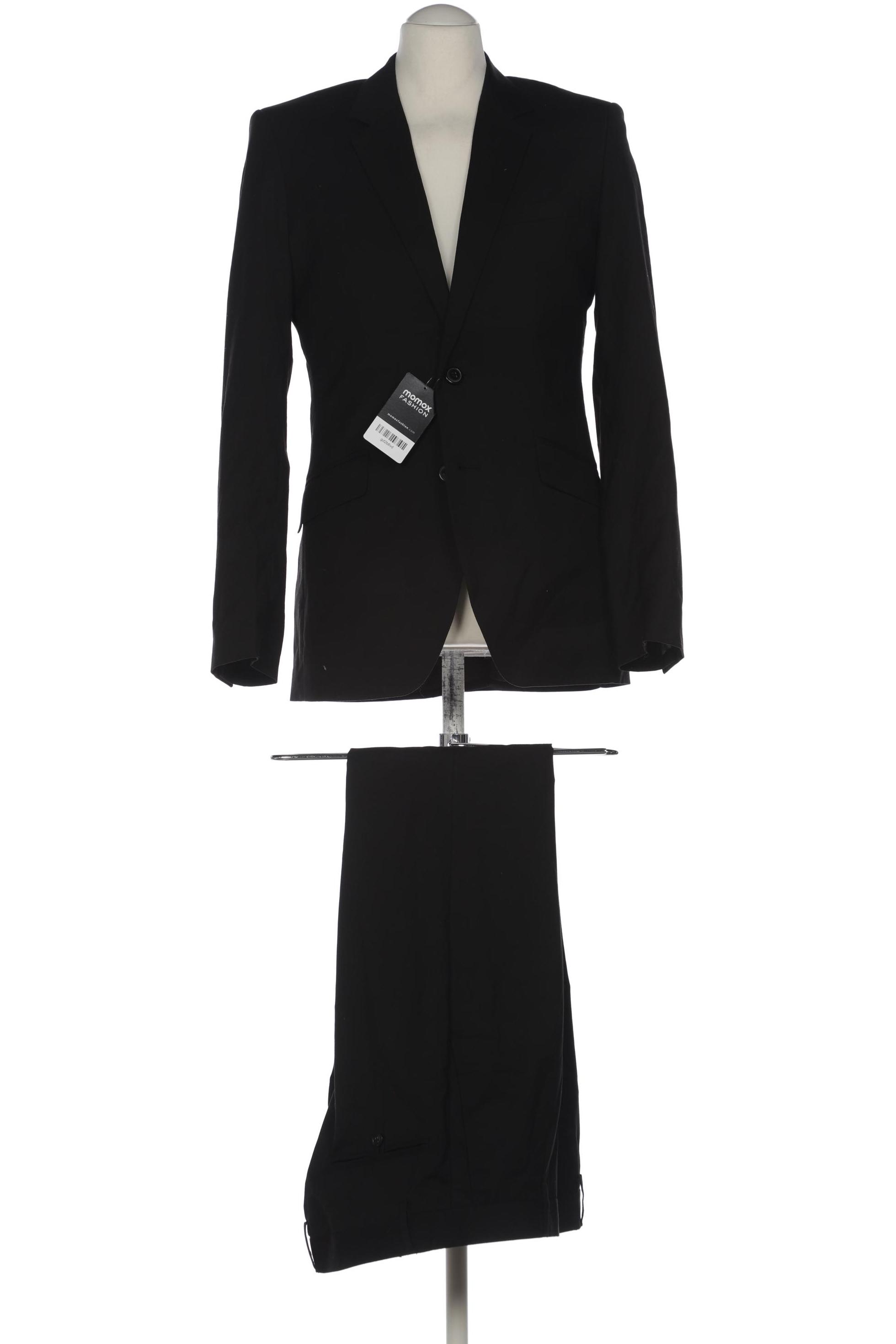 

H&M Herren Anzug, schwarz, Gr. 46