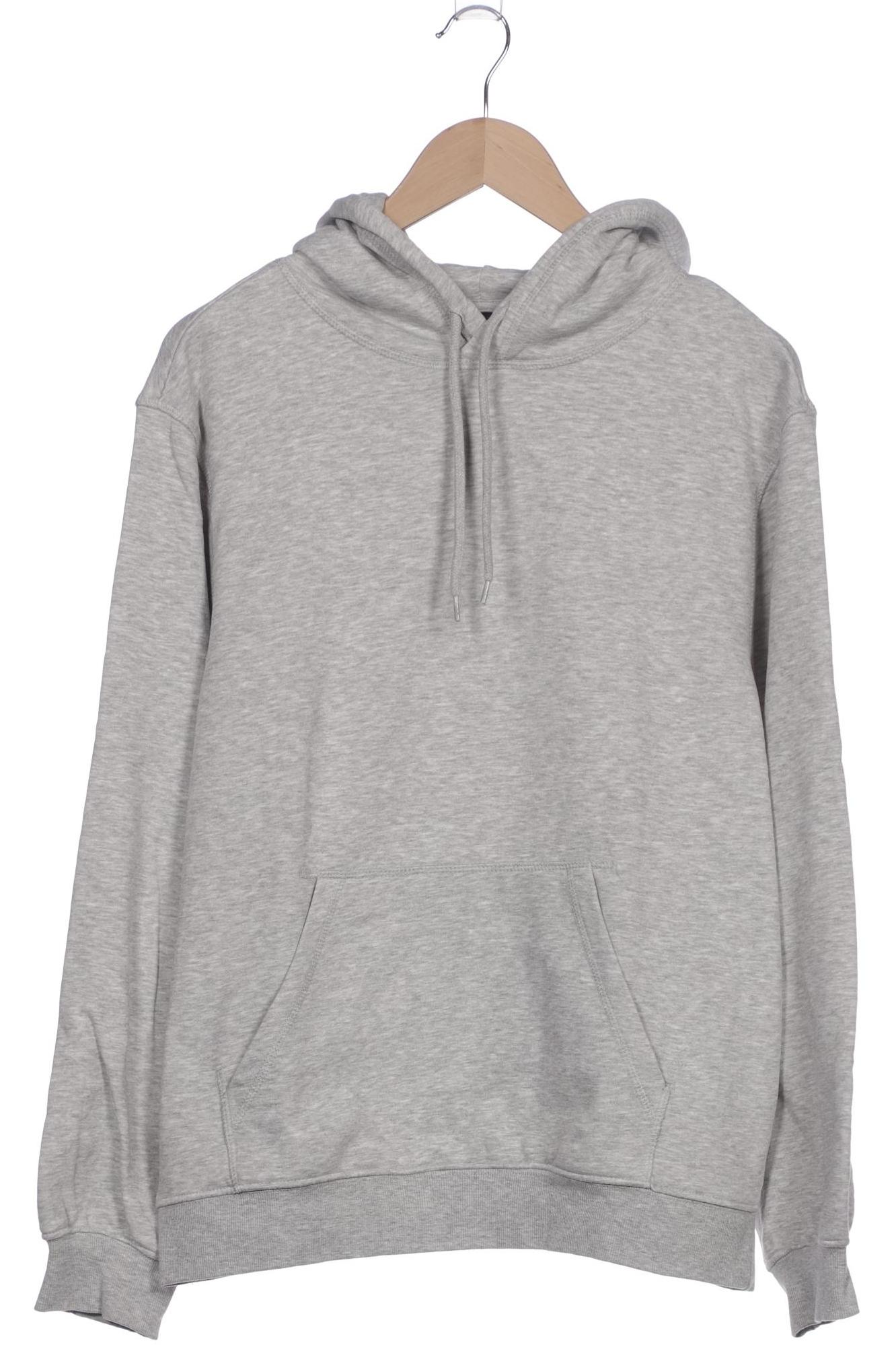 

H&M Herren Kapuzenpullover, grau, Gr. 48