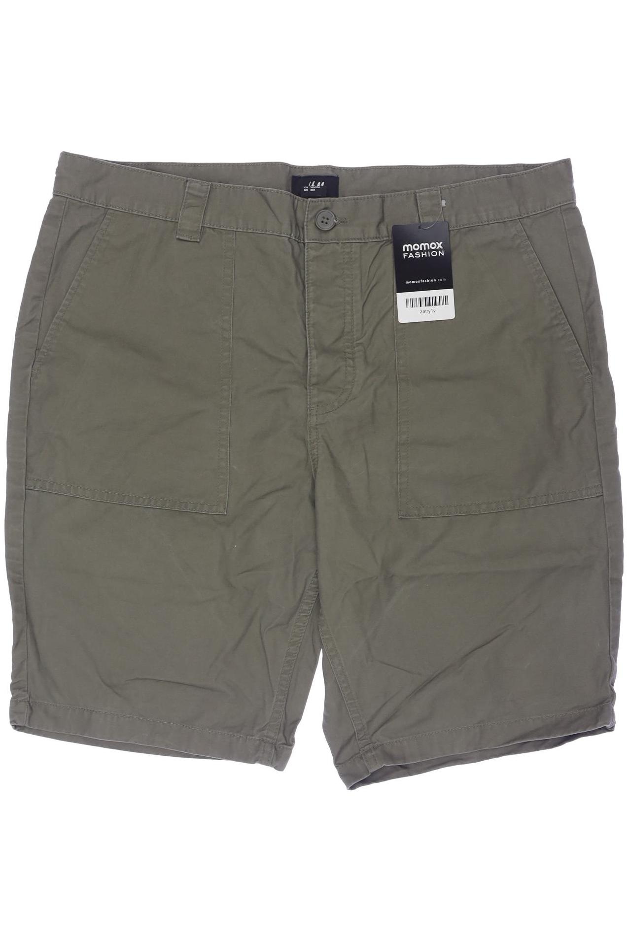 

H&M Herren Shorts, grün, Gr. 52