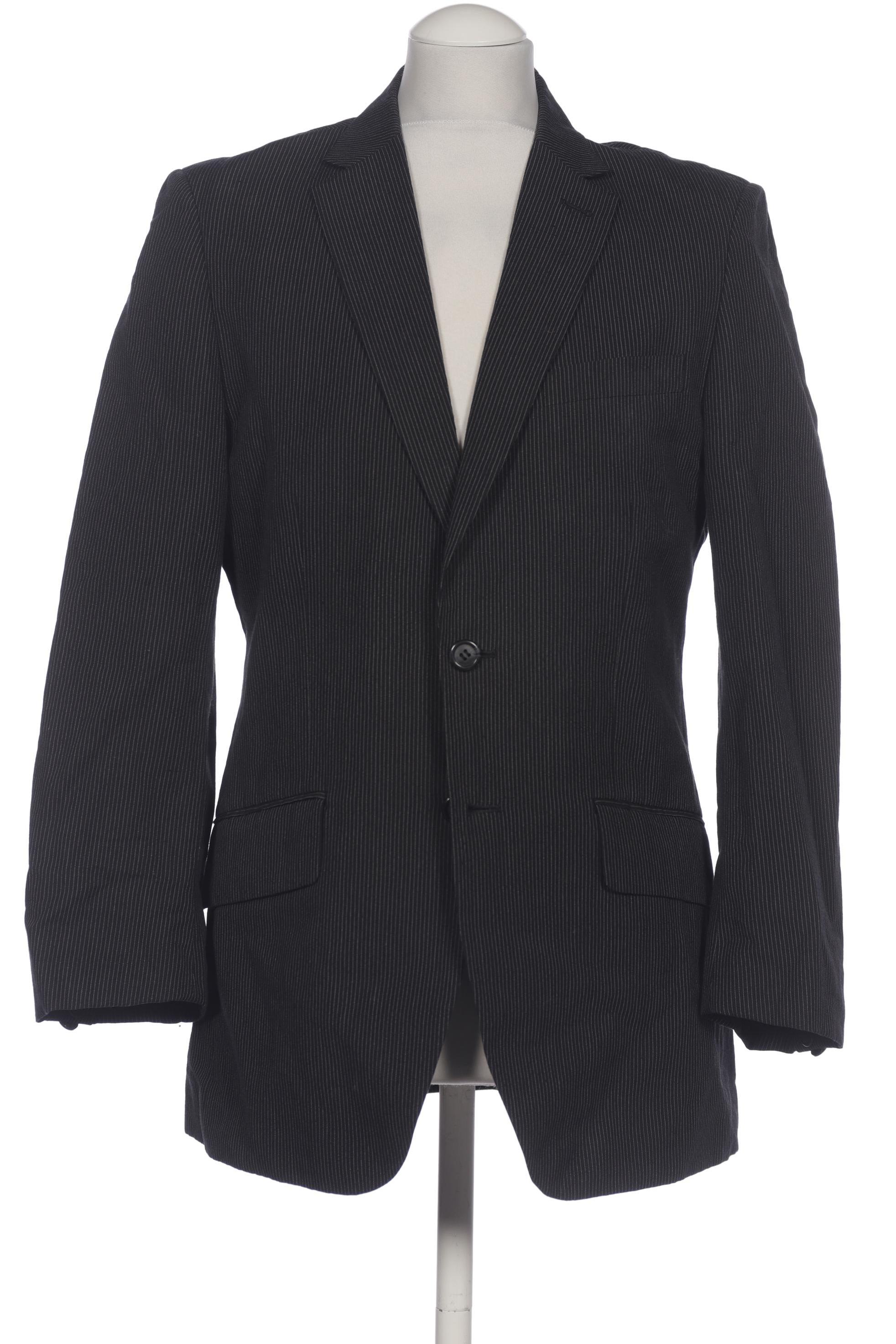 

H&M Herren Sakko, schwarz, Gr. 46