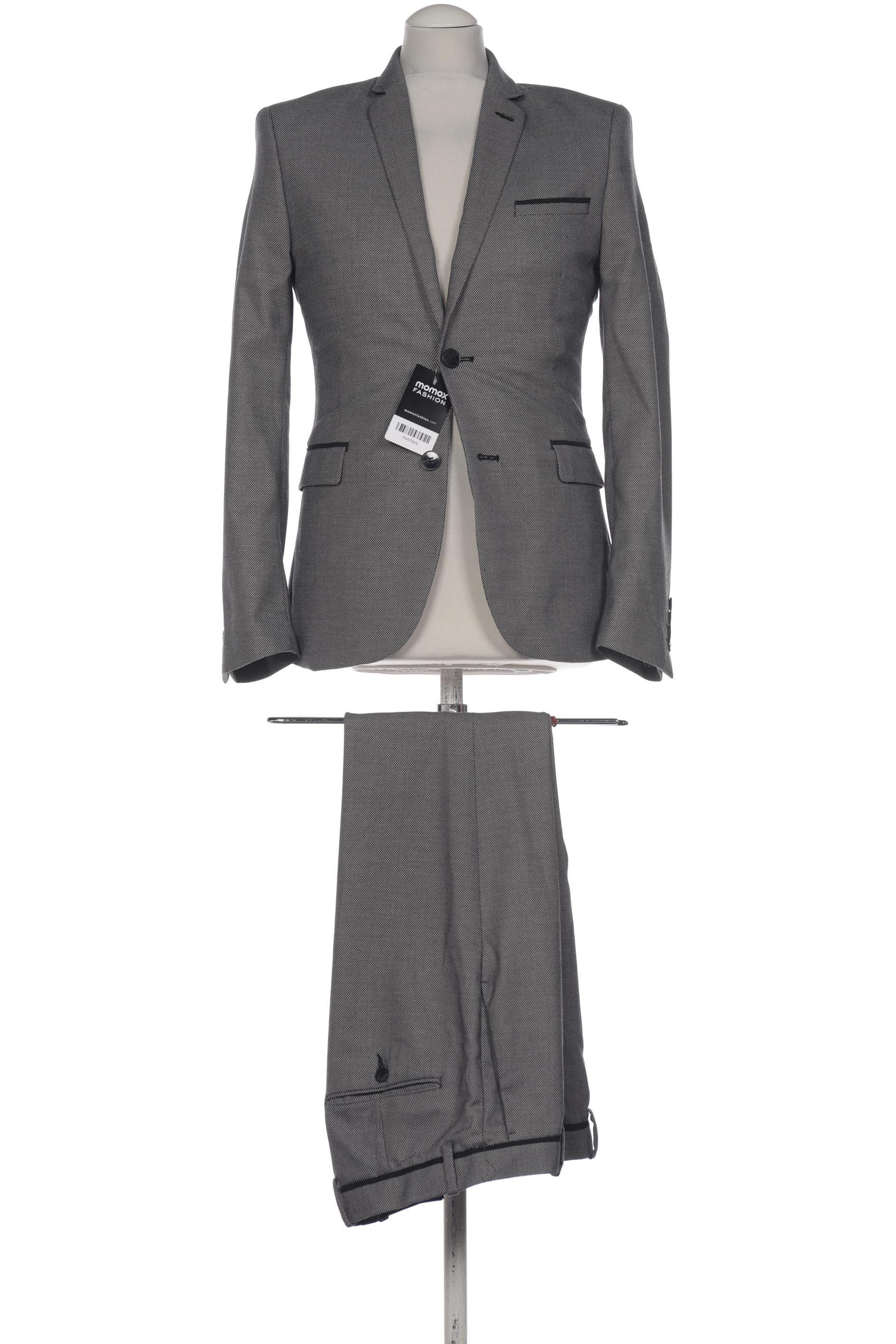 

H&M Herren Anzug, grau, Gr. 44