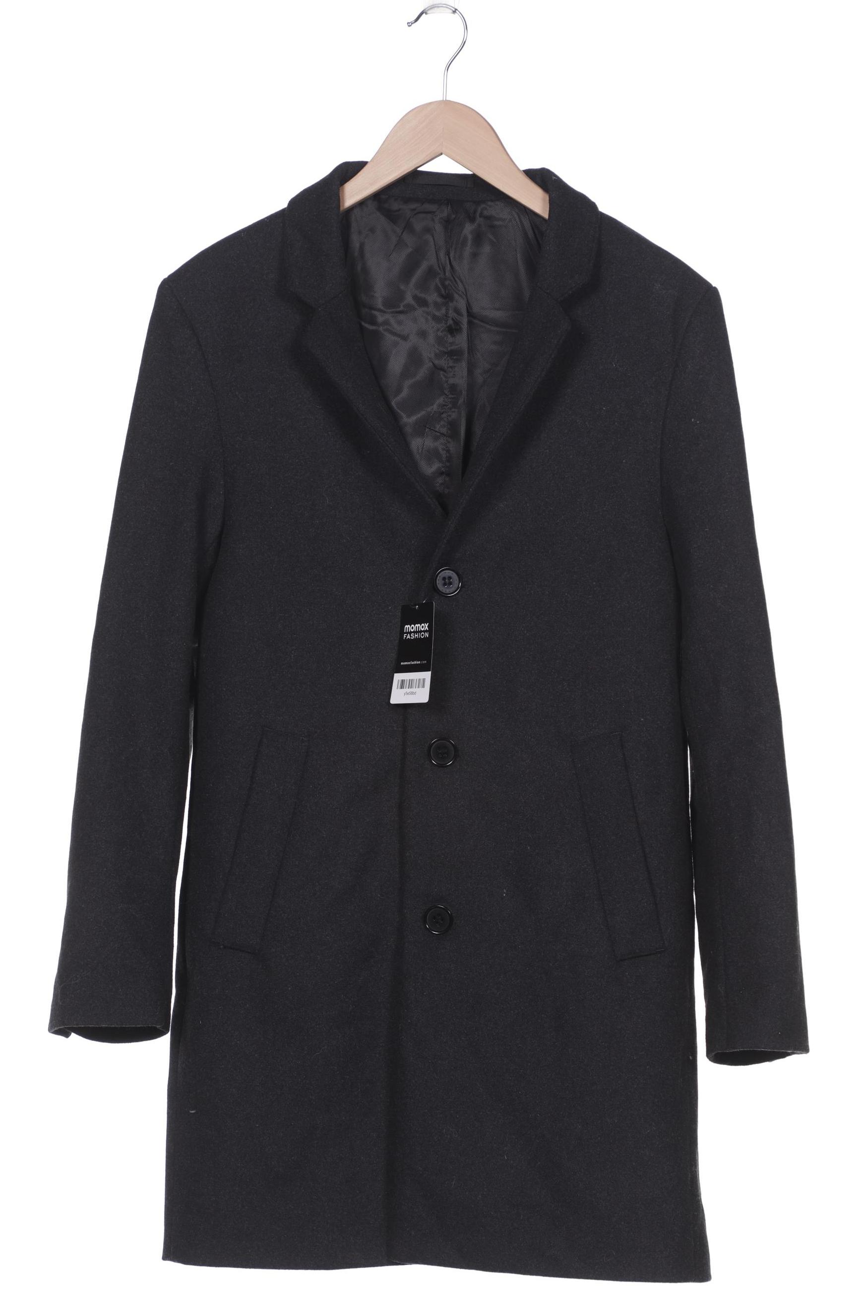 

H&M Herren Mantel, schwarz, Gr. 48