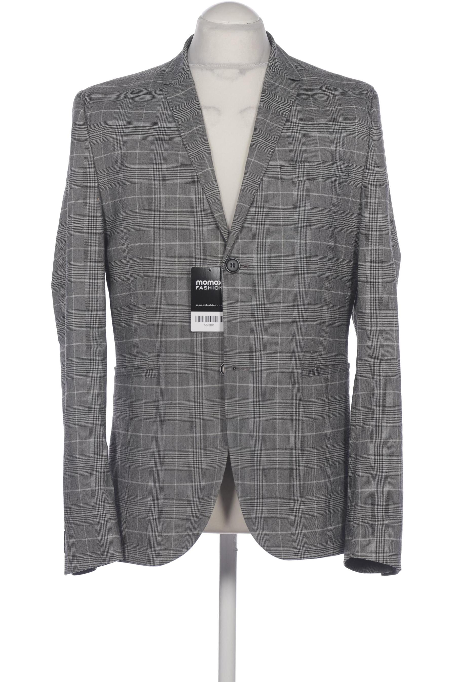 

H&M Herren Sakko, grau, Gr. 52