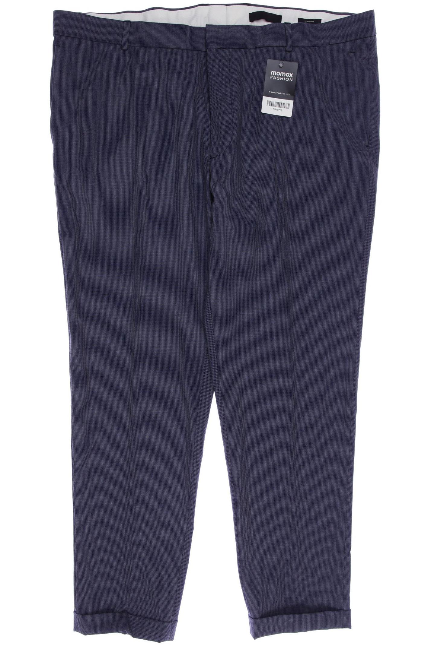 

H&M Herren Stoffhose, blau, Gr. 60