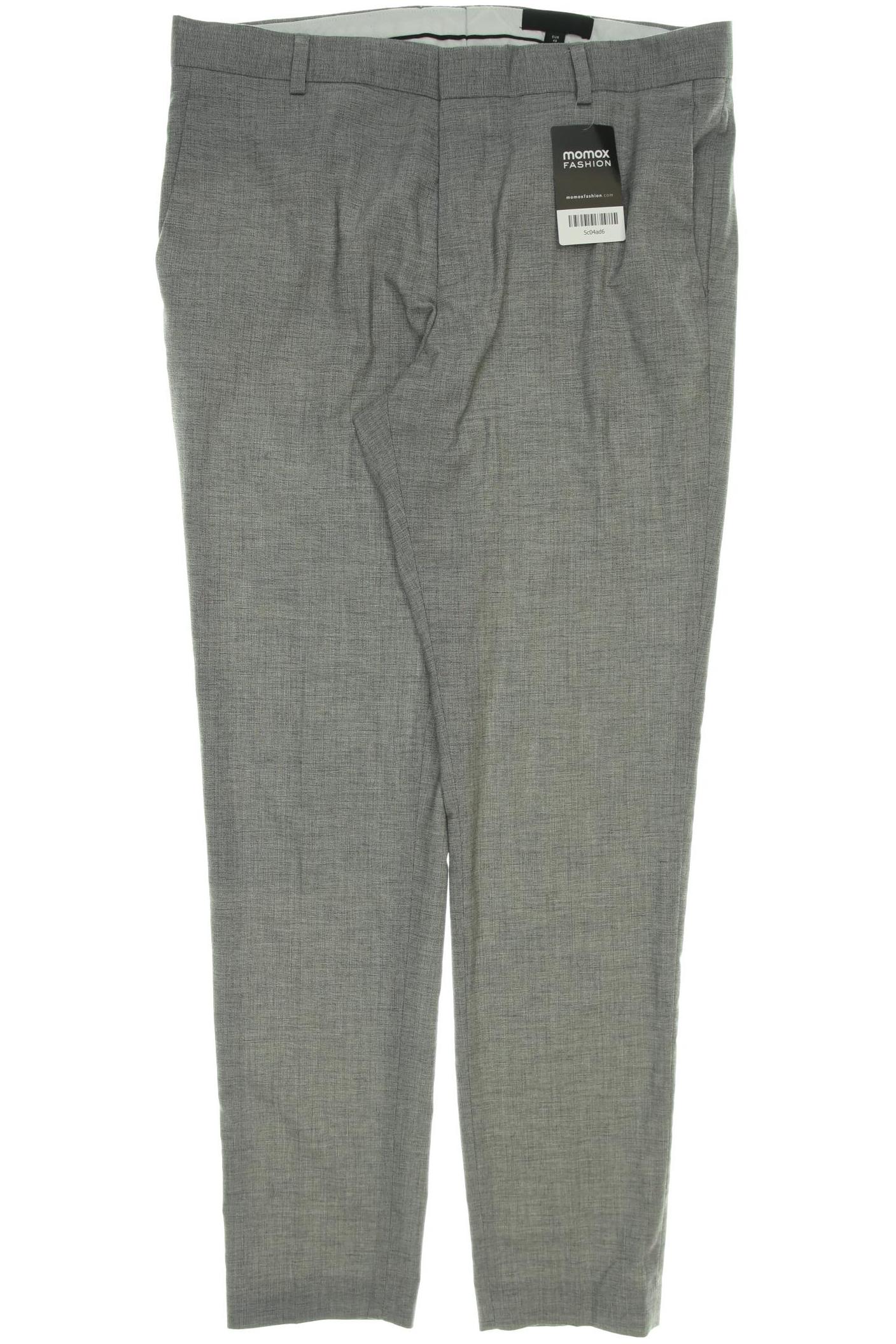 

H&M Herren Stoffhose, grau, Gr. 33