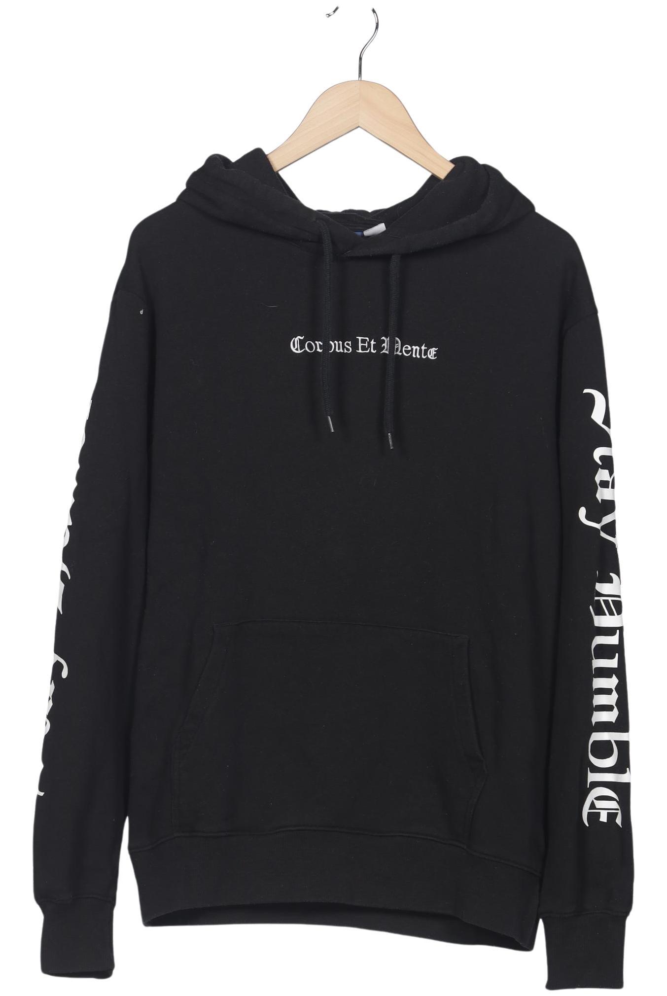 

H&M Herren Kapuzenpullover, schwarz, Gr. 52