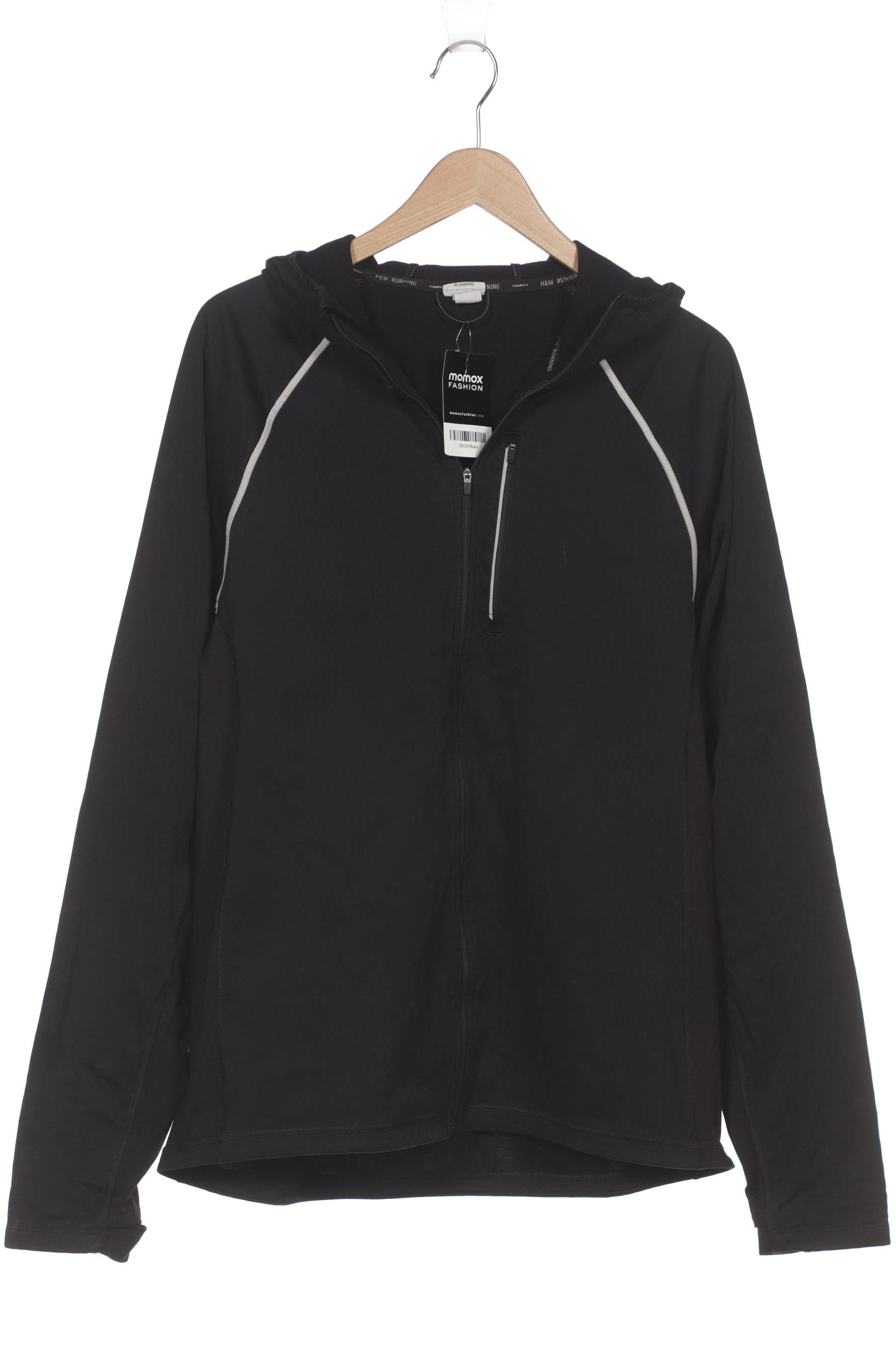 

H&M Herren Kapuzenpullover, schwarz, Gr. 54
