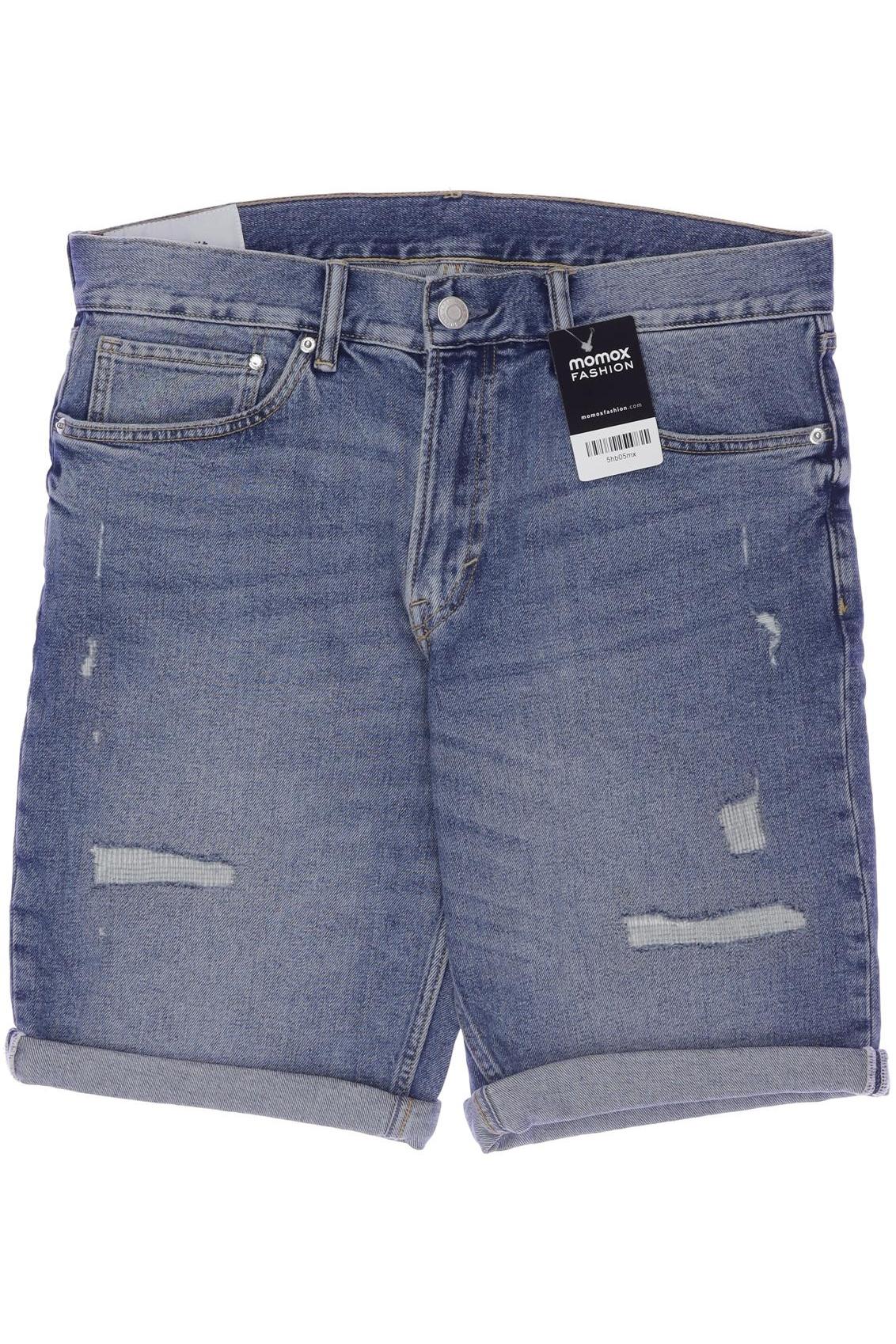 

H&M Herren Shorts, blau, Gr. 32