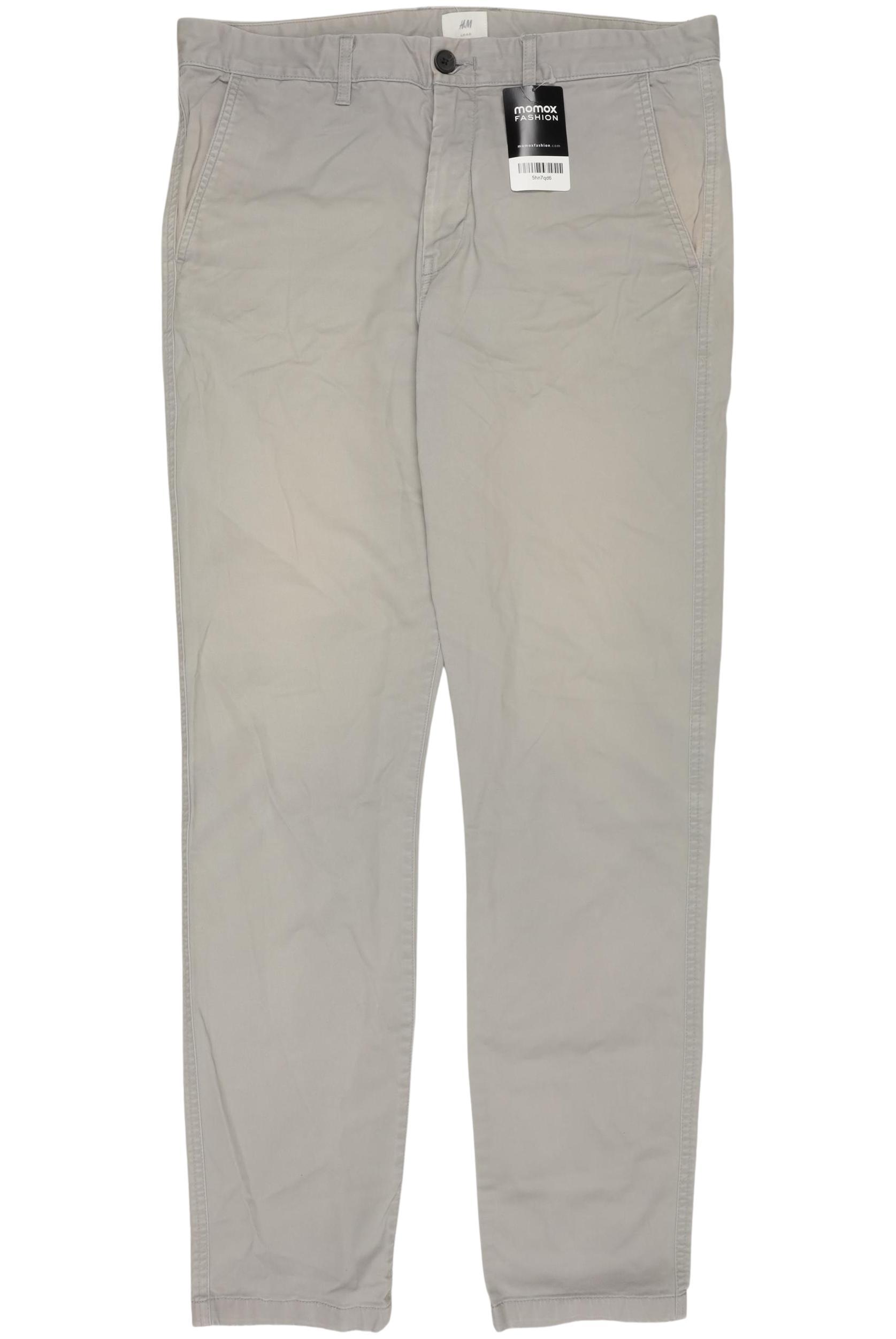 

H&M Herren Stoffhose, grau, Gr. 33