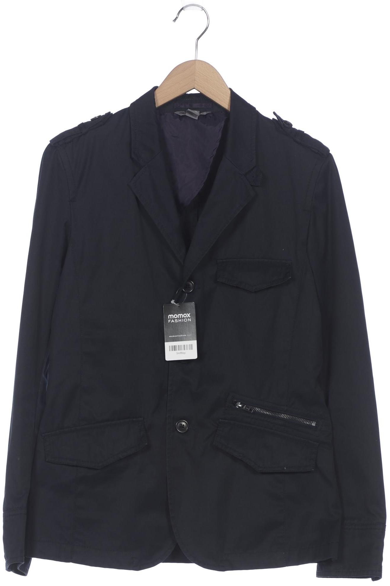 

H&M Herren Sakko, marineblau, Gr. 46