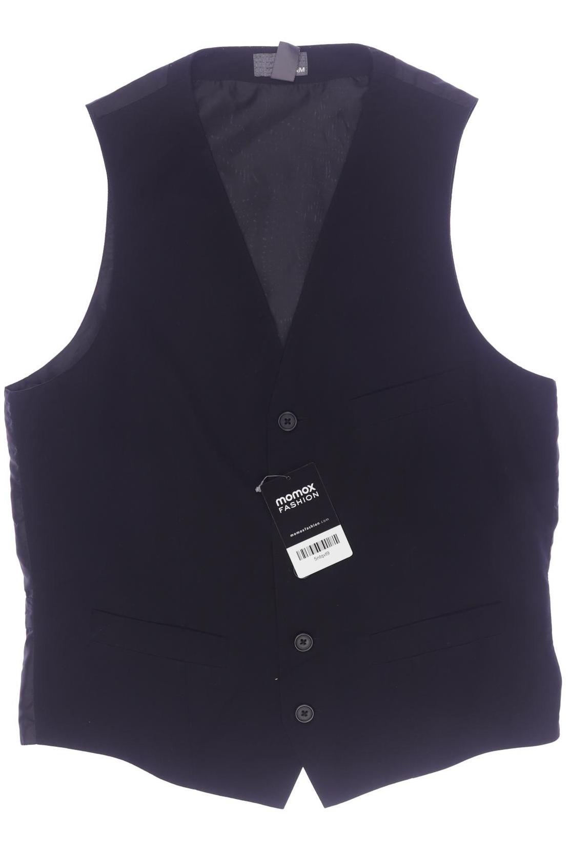 

H&M Herren Weste, schwarz, Gr. 48