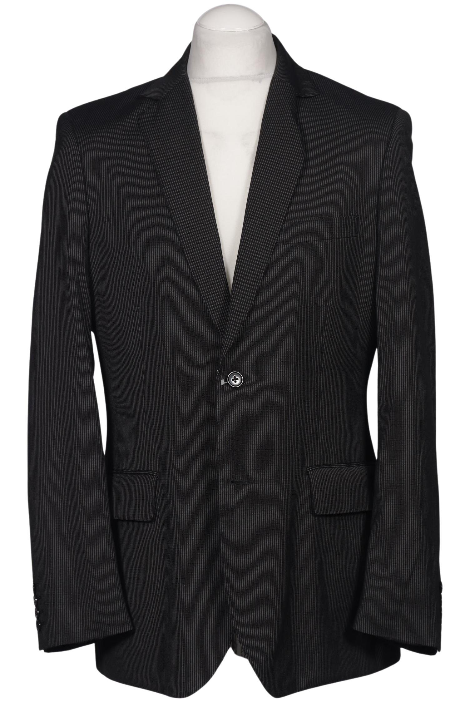 

H&M Herren Sakko, schwarz, Gr. 52