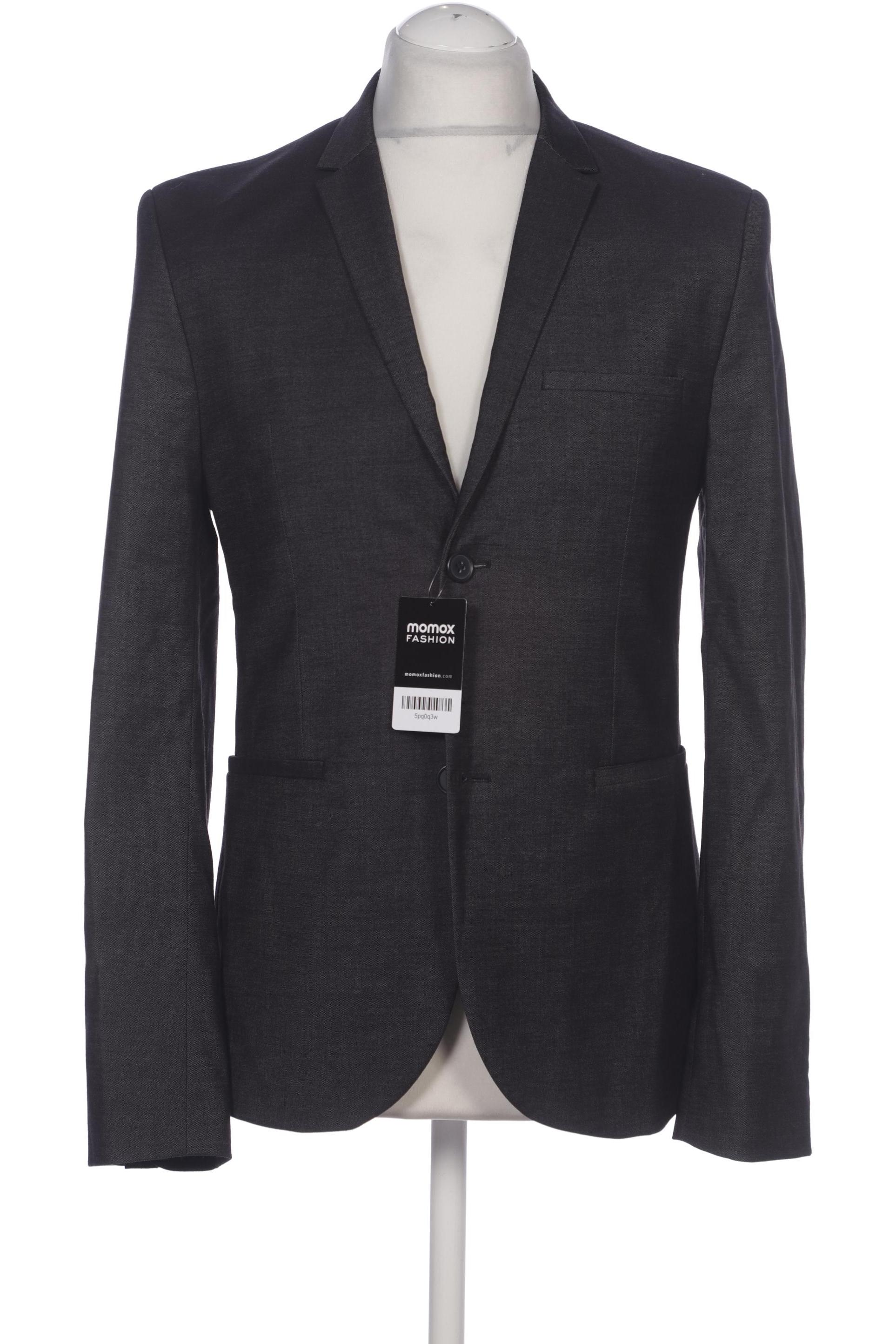

H&M Herren Sakko, schwarz, Gr. 50