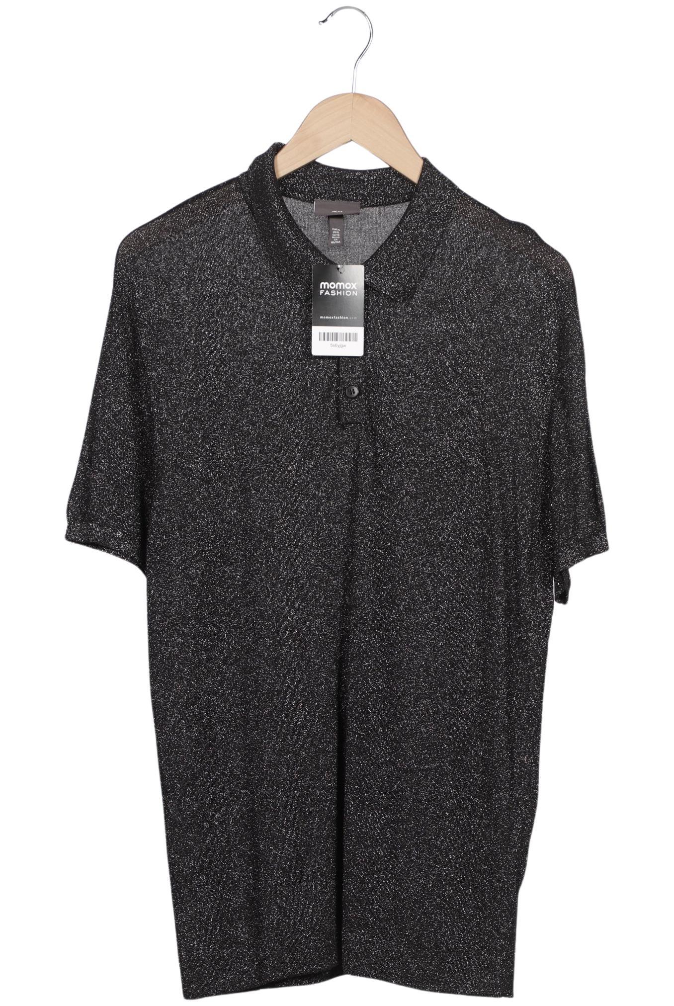 

H&M Herren Poloshirt, schwarz, Gr. 54
