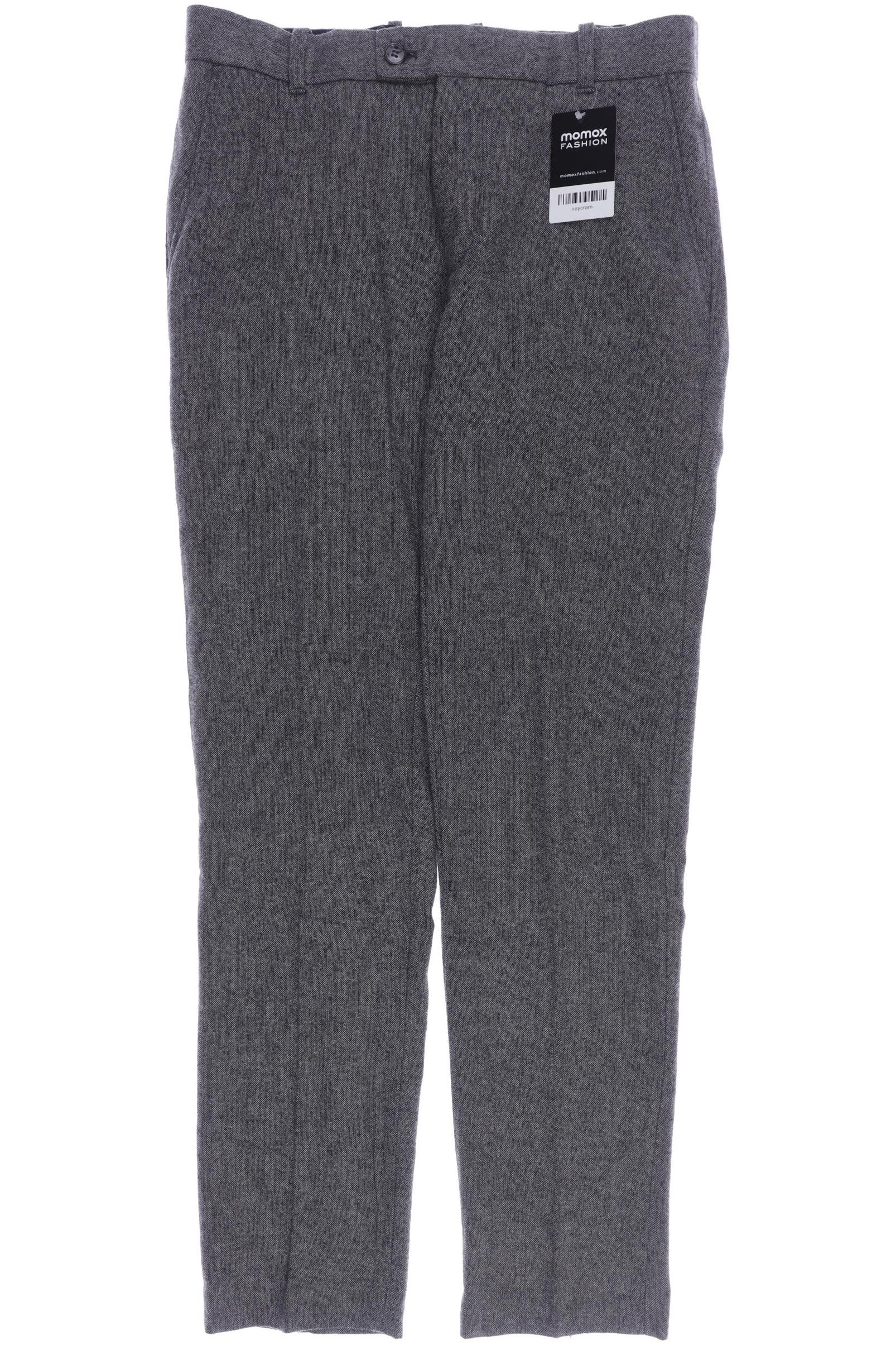 

H&M Herren Stoffhose, grau, Gr. 48