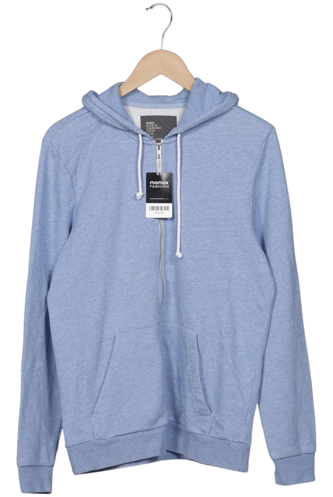 

H&M Herren Kapuzenpullover, hellblau, Gr. 48