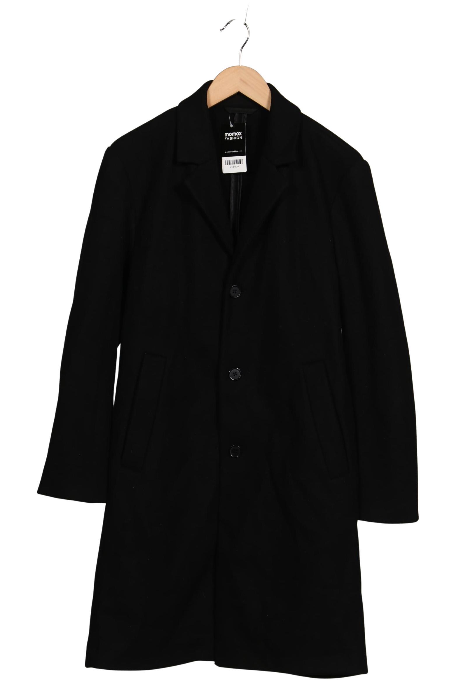 

H&M Herren Mantel, schwarz, Gr. 50