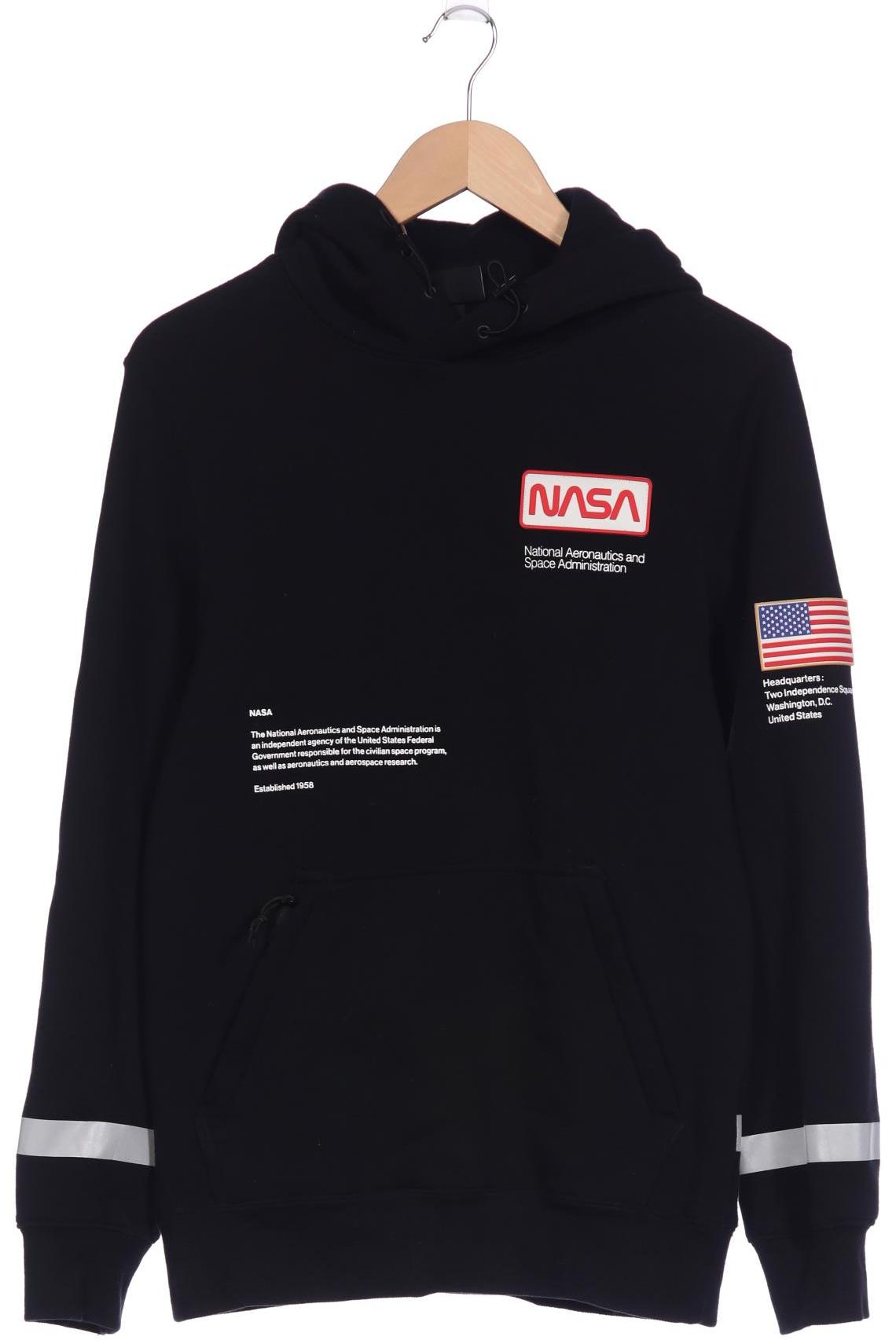 

H&M Herren Kapuzenpullover, schwarz