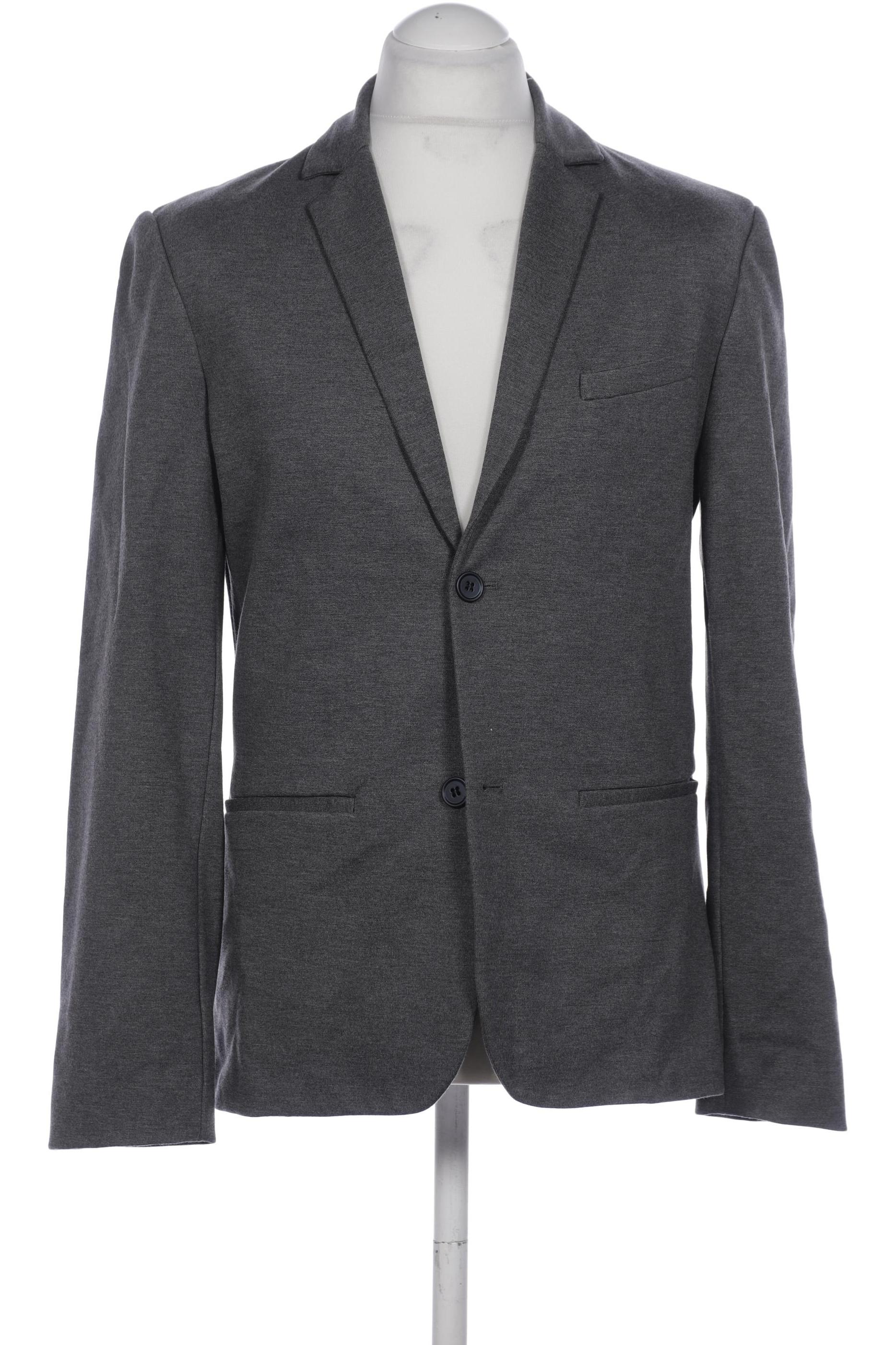

H&M Herren Sakko, grau, Gr. 48