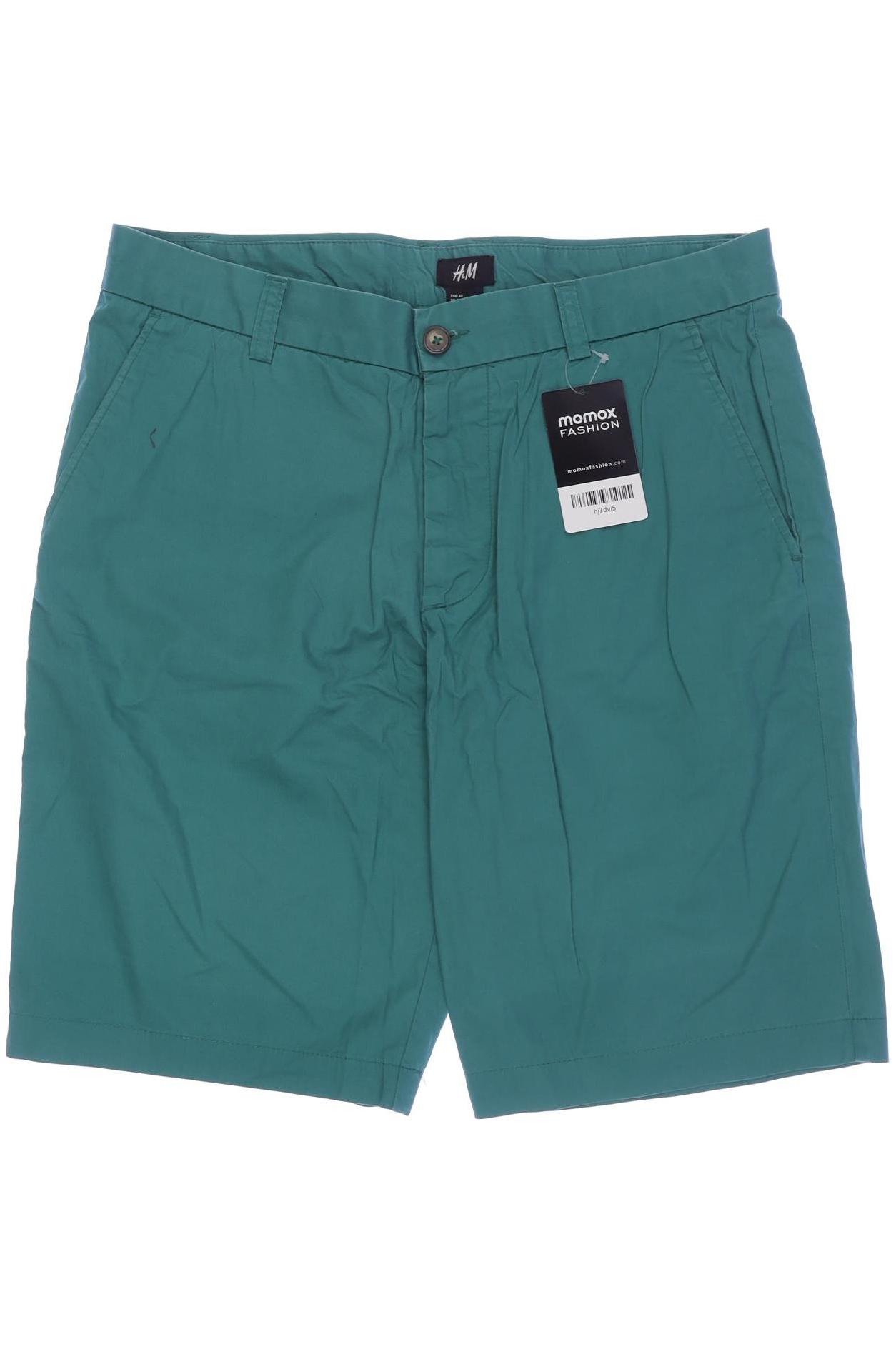 

H&M Herren Shorts, grün, Gr. 48