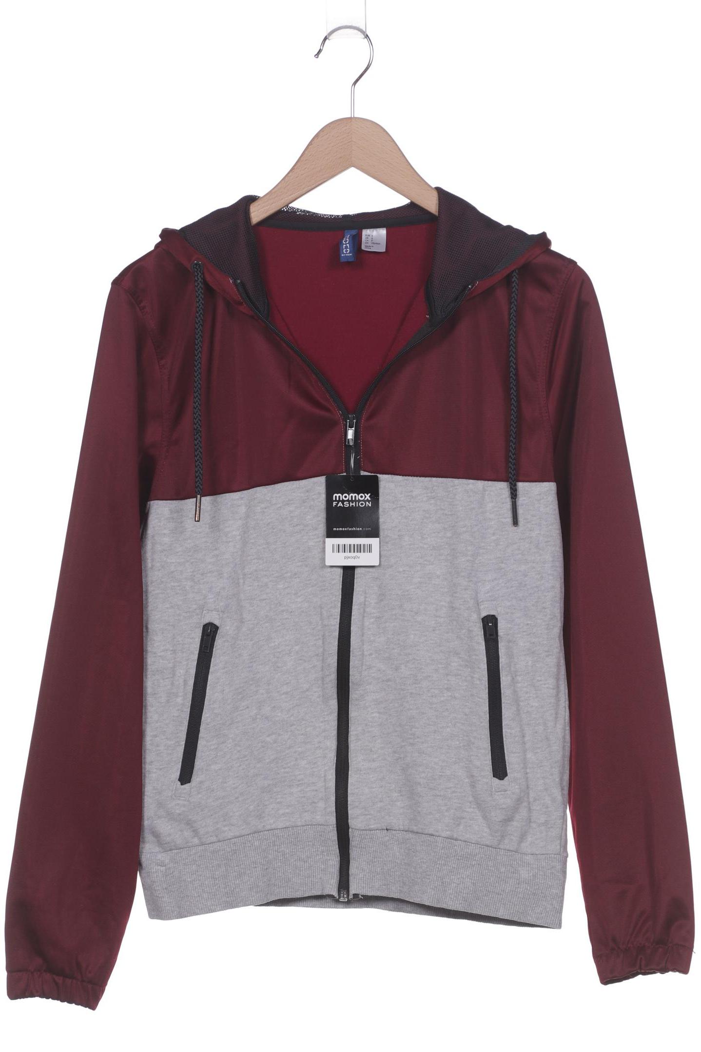 

H&M Herren Kapuzenpullover, grau, Gr. 46