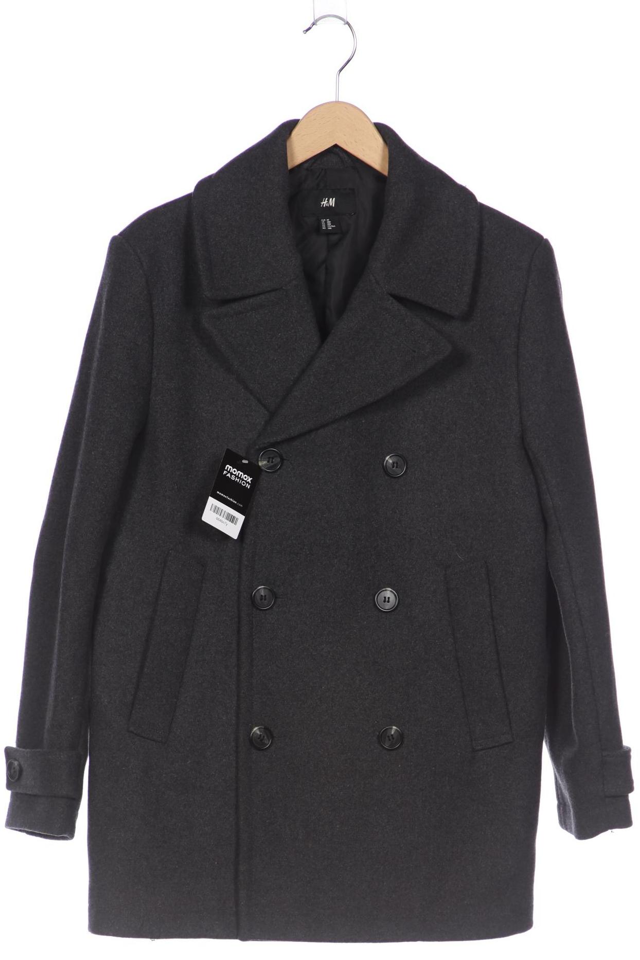 

H&M Herren Mantel, grau