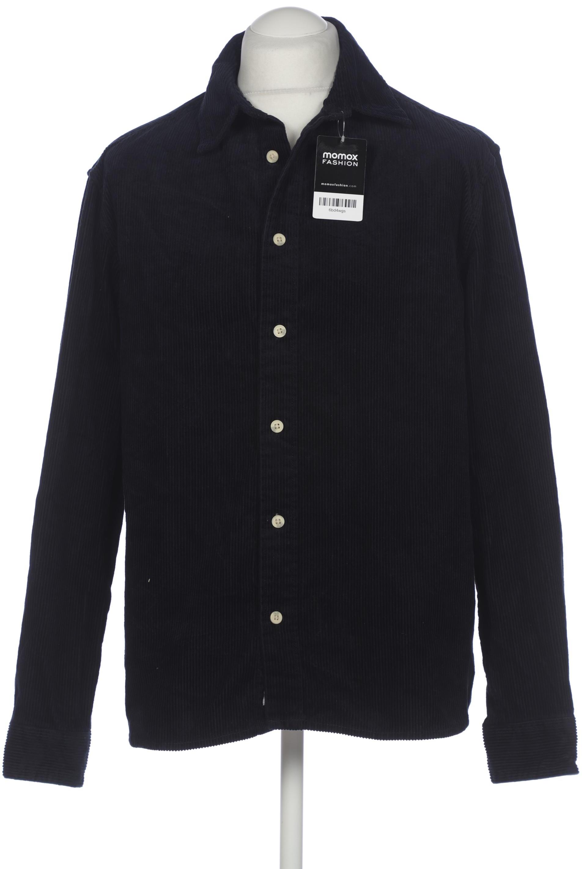 

H&M Herren Hemd, marineblau, Gr. 48