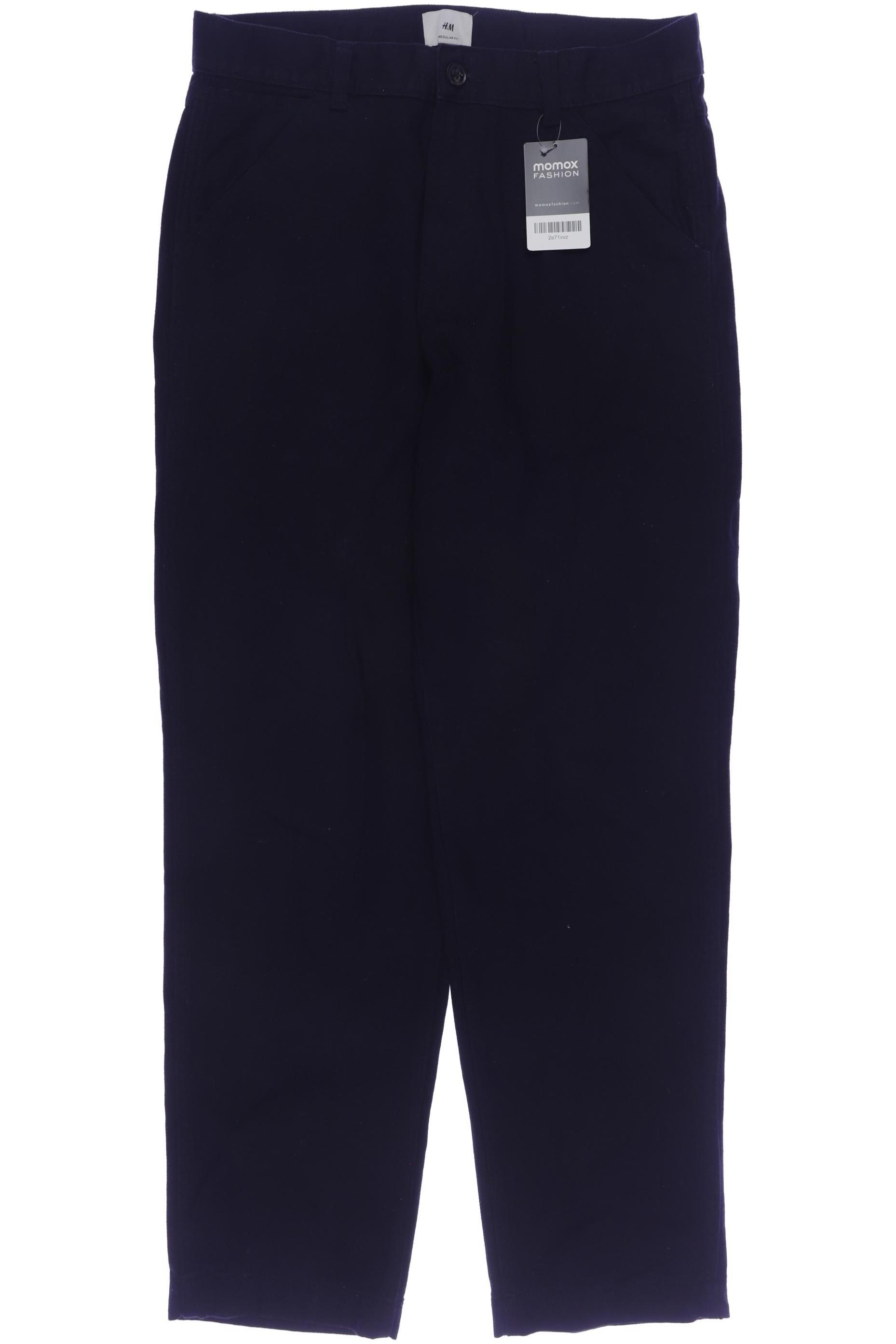 

H&M Herren Stoffhose, marineblau, Gr. 30
