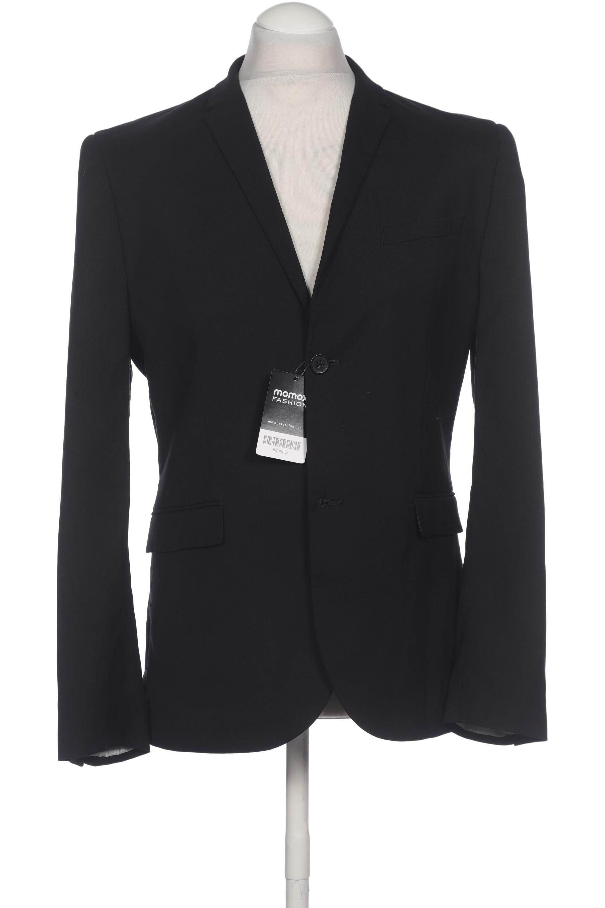 

H&M Herren Sakko, schwarz, Gr. 52