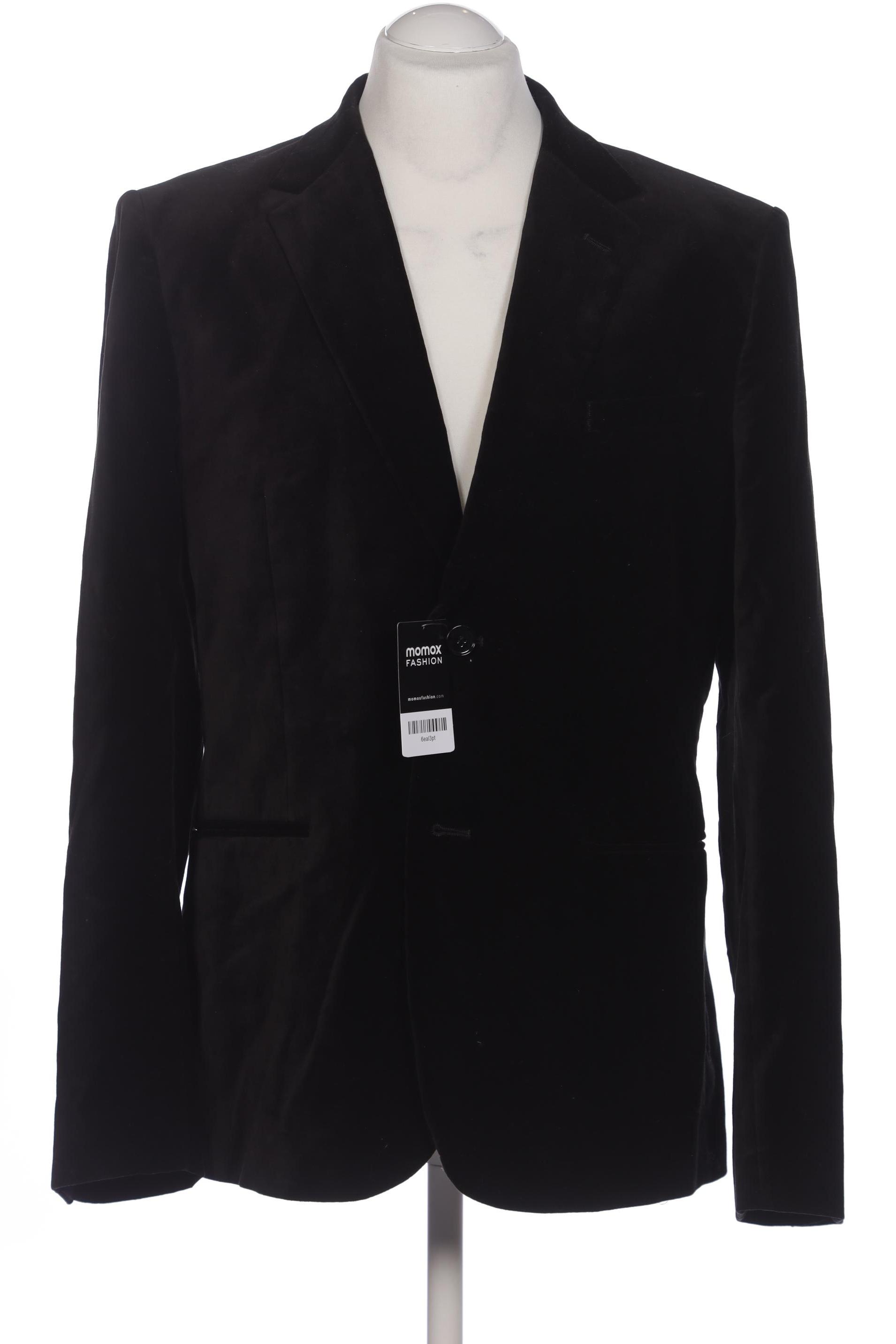 

H&M Herren Sakko, schwarz, Gr. 54