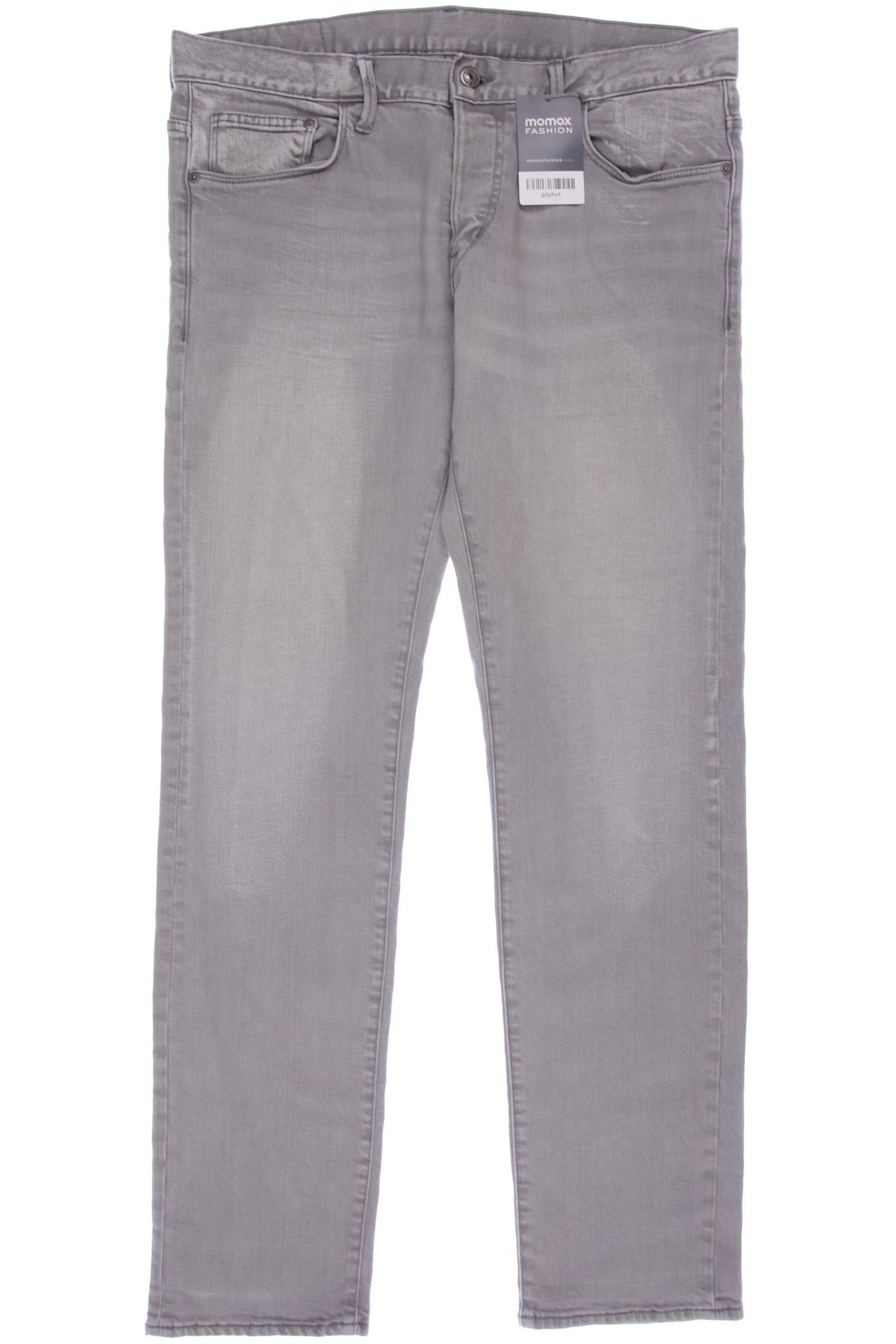 

H&M Herren Jeans, grau, Gr. 52