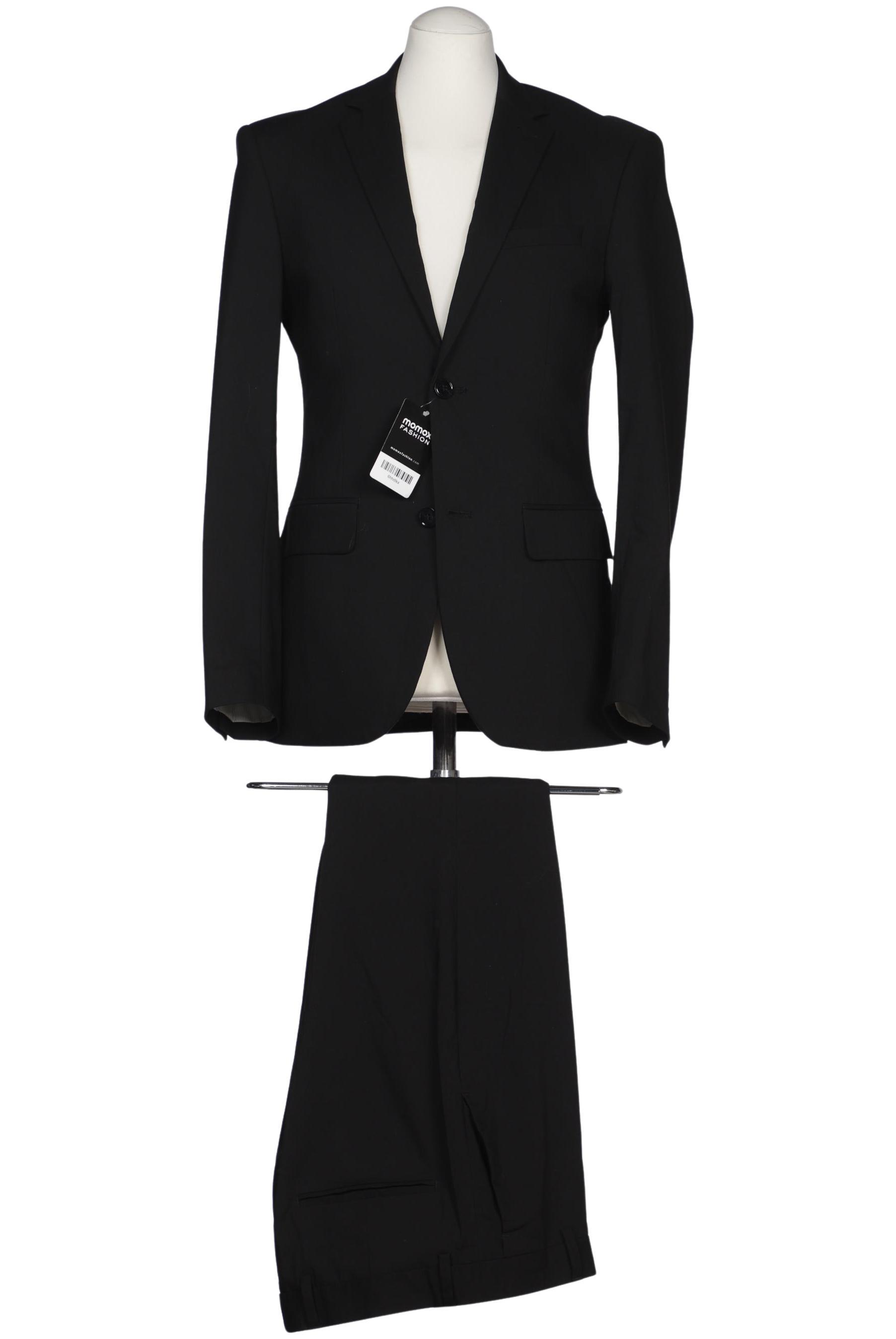 

H&M Herren Anzug, schwarz, Gr. 46