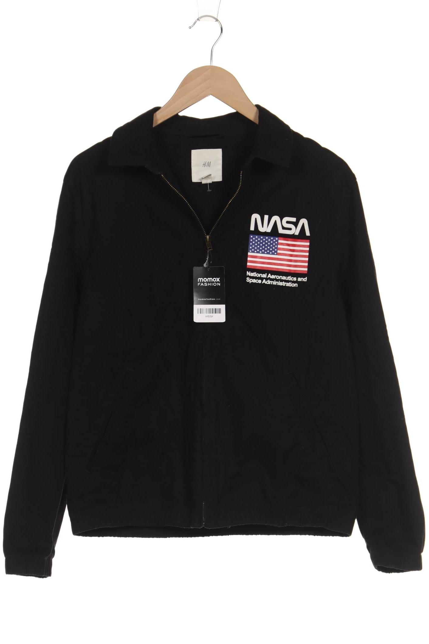 

H&M Herren Jacke, schwarz, Gr. 46