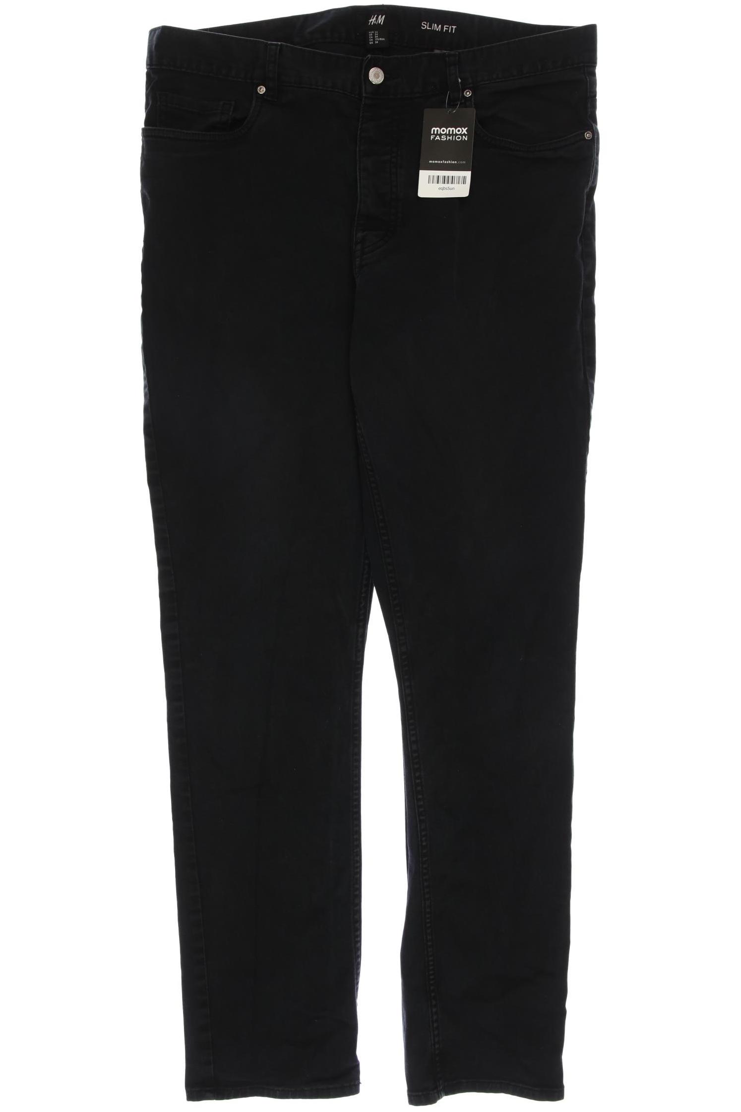 

H&M Herren Jeans, schwarz, Gr. 34