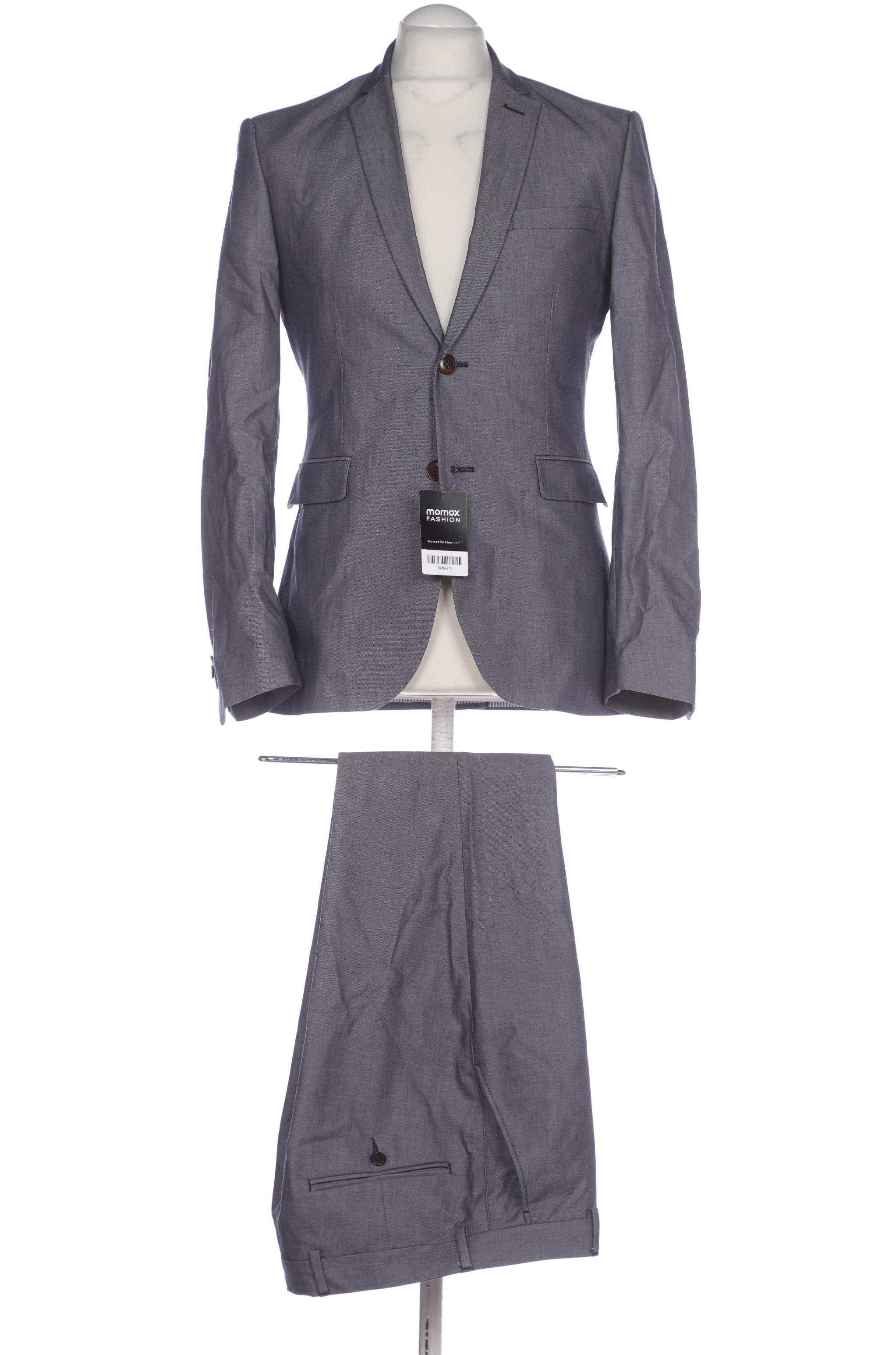 

H&M Herren Anzug, blau, Gr. 46