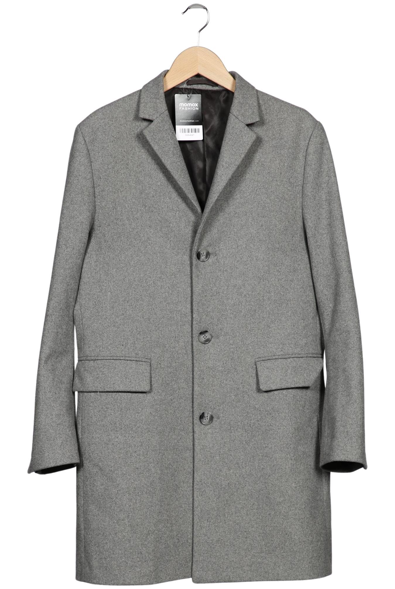 

H&M Herren Mantel, grau, Gr. 46